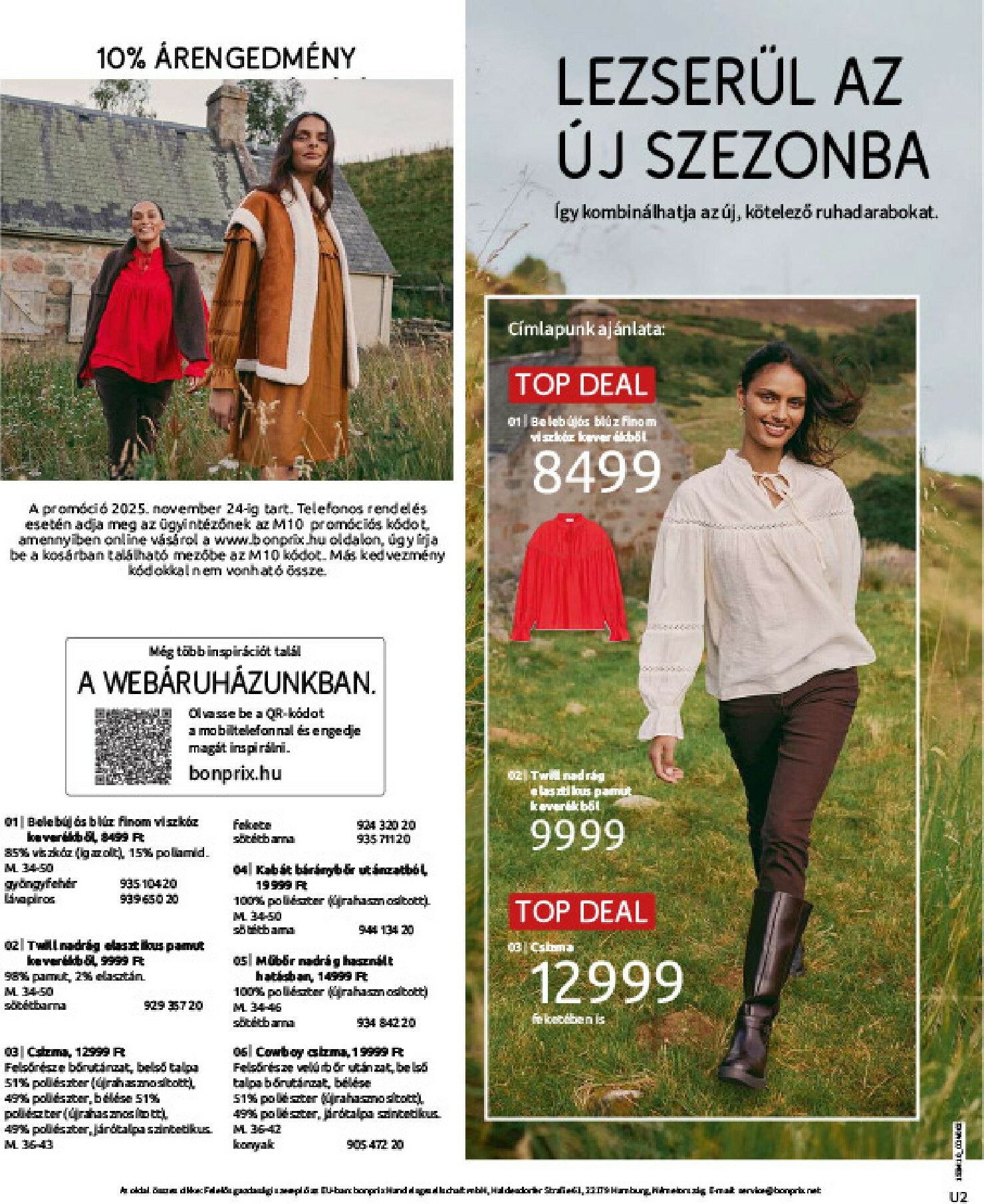 bonprix - Bonprix - Vidéki romantika akciós újság, érvényes 12.01. - 12.29. - page: 2