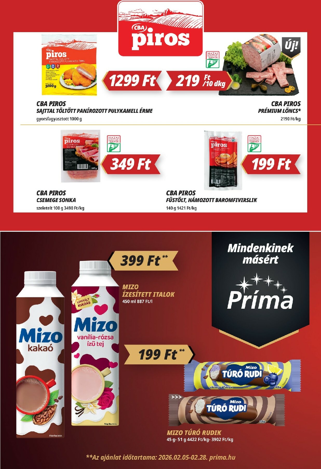 prima - Príma akciós újság, érvényes 2026.02.12. - 2026.02.18. - page: 5