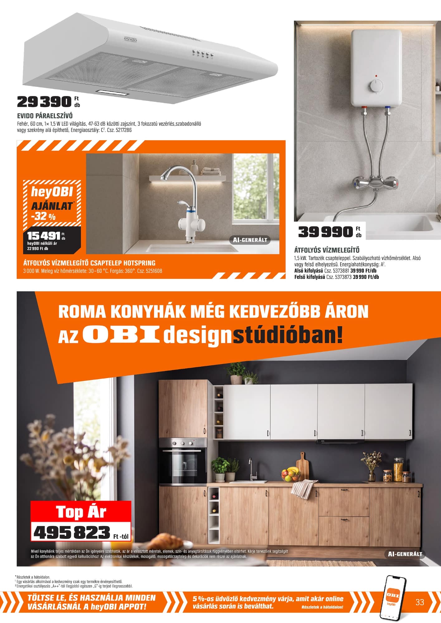 obi - Aktuális OBI szórólap érvényes keddtől 2026.09.29.-től hétfőtől 2026.11.02.-ig - page: 33