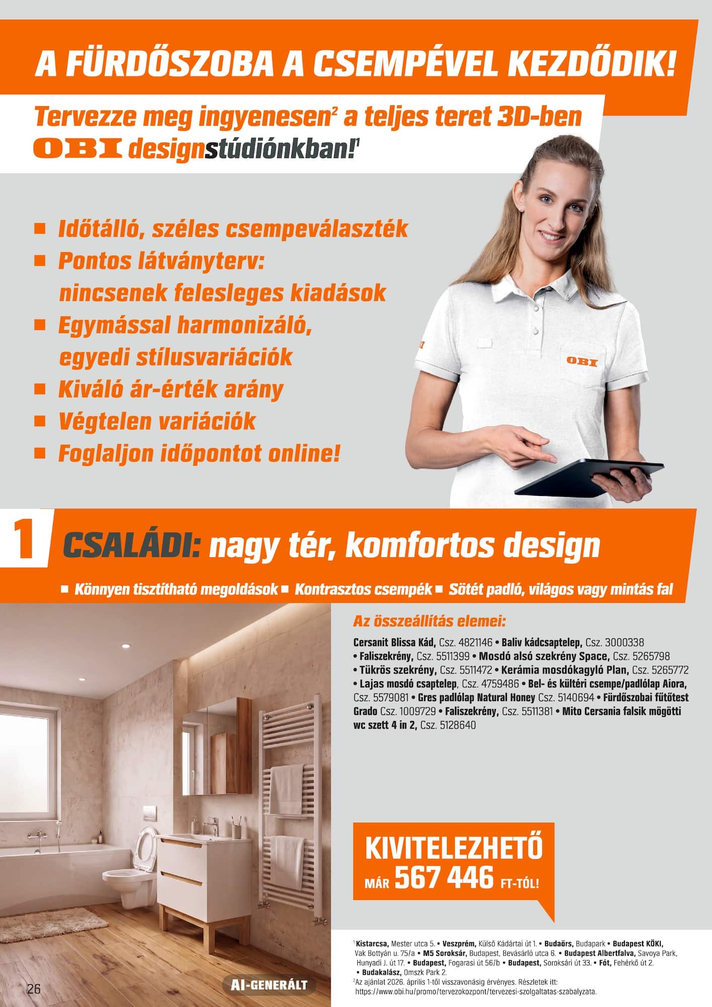obi - Aktuális OBI szórólap érvényes keddtől 2026.09.29.-től hétfőtől 2026.11.02.-ig - page: 26