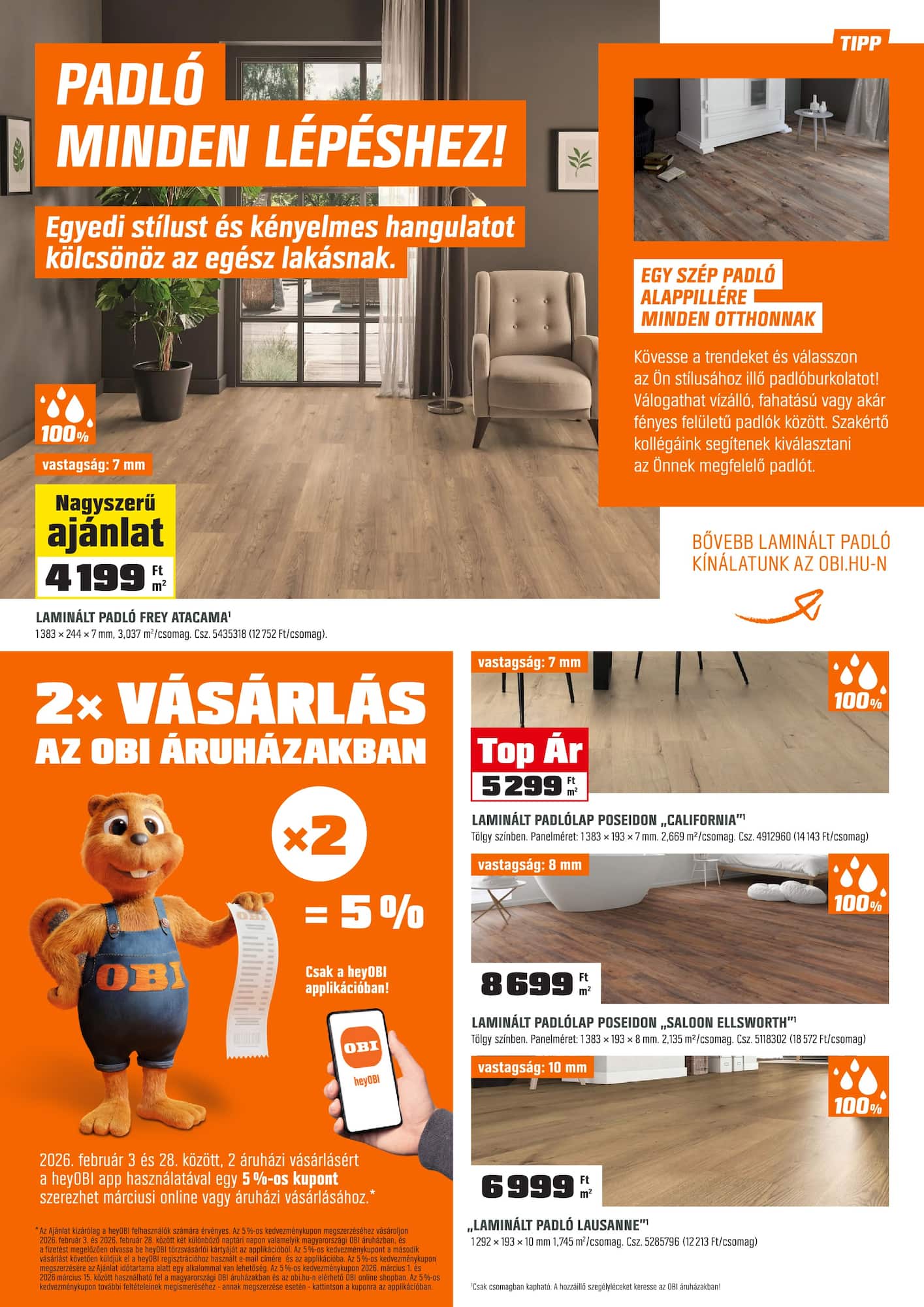 obi - OBI akciós újság, érvényes 2026.02.03. - 2026.03.01. - page: 2