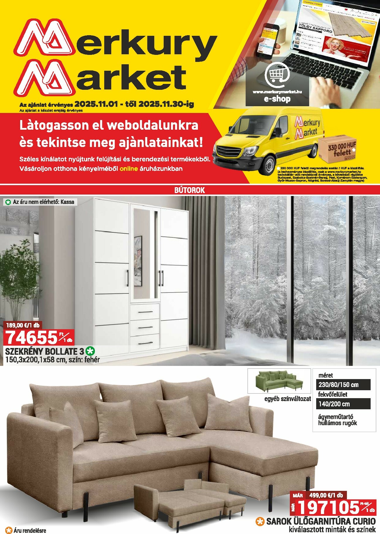 merkury-market - MerkuryMarket akciós újság, érvényes 11.01. - 11.30.