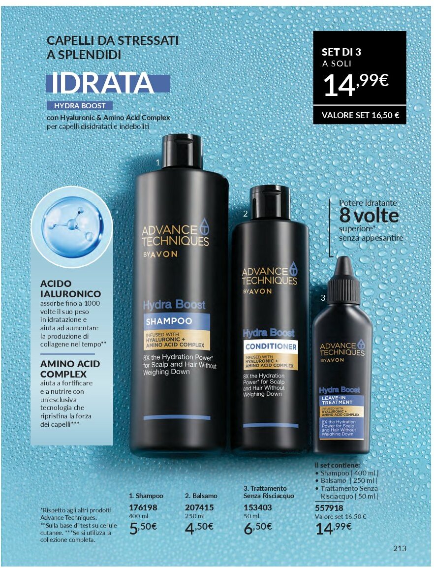 avon - Volantino Avon valido dal 01/09 al 30/09 - page: 213