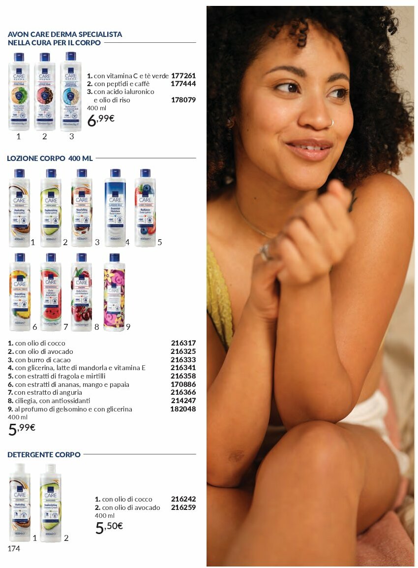 avon - Volantino Avon valido dal 01/09 al 30/09 - page: 174
