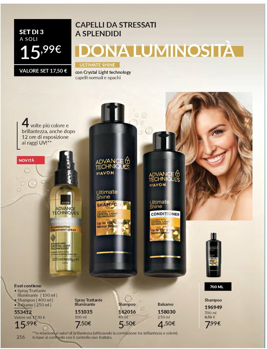 avon - Volantino Avon valido dal 01/09 al 30/09 - page: 216