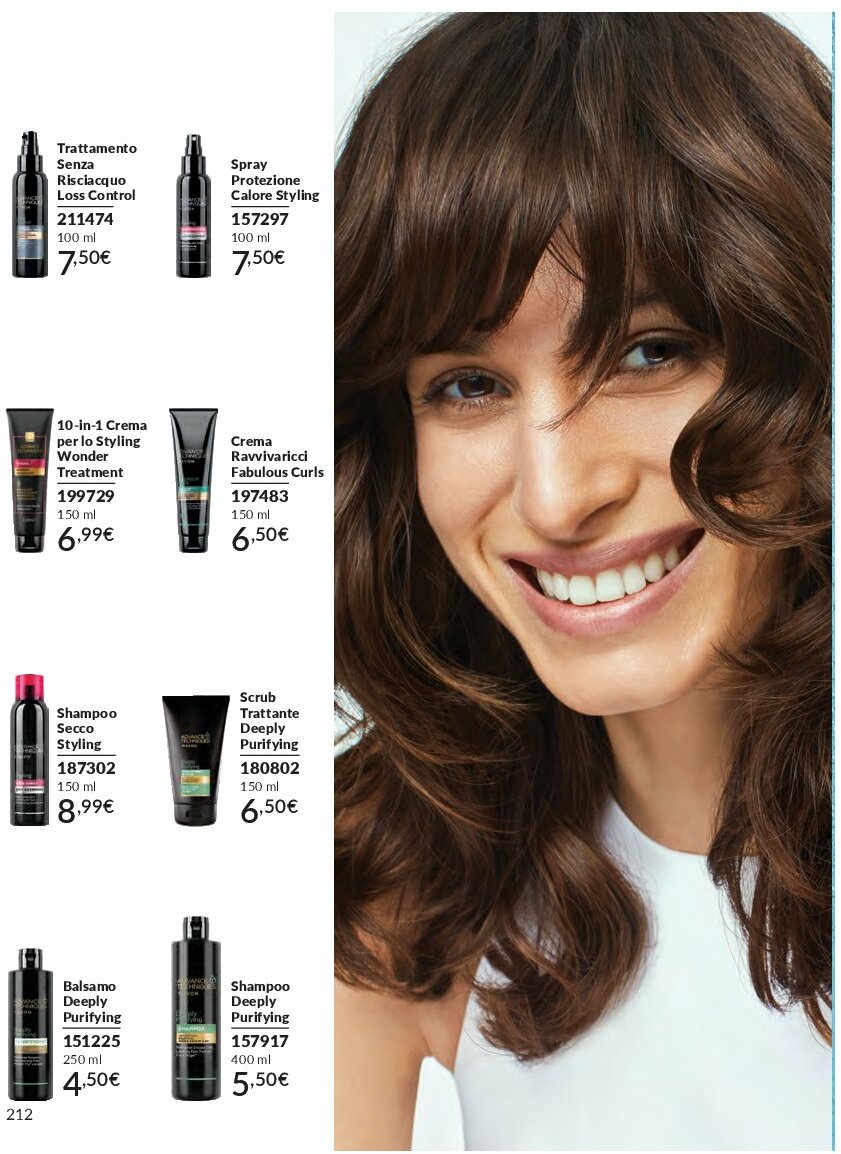 avon - Volantino Avon valido dal 01/09 al 30/09 - page: 212