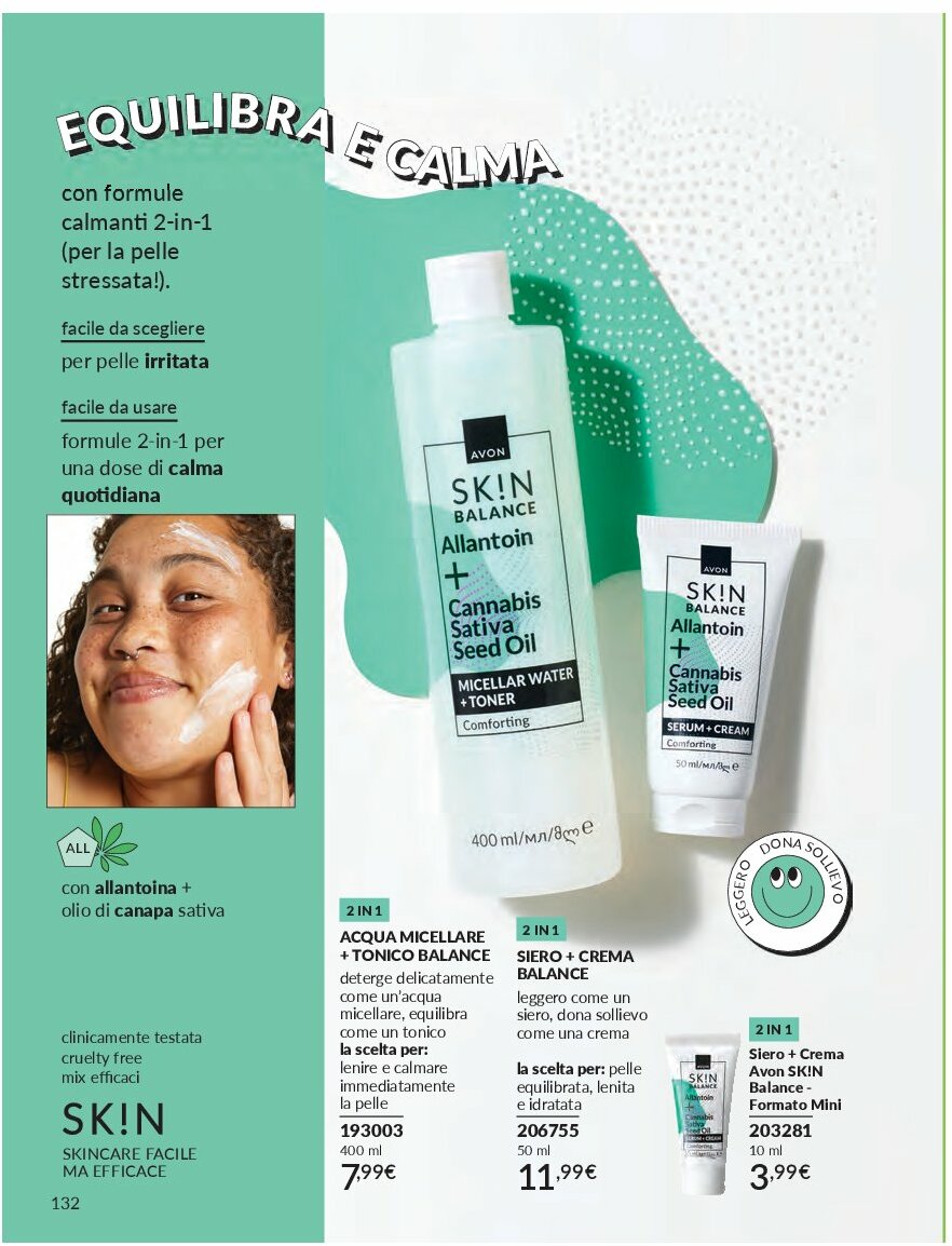 avon - Volantino Avon valido dal 01/09 al 30/09 - page: 132