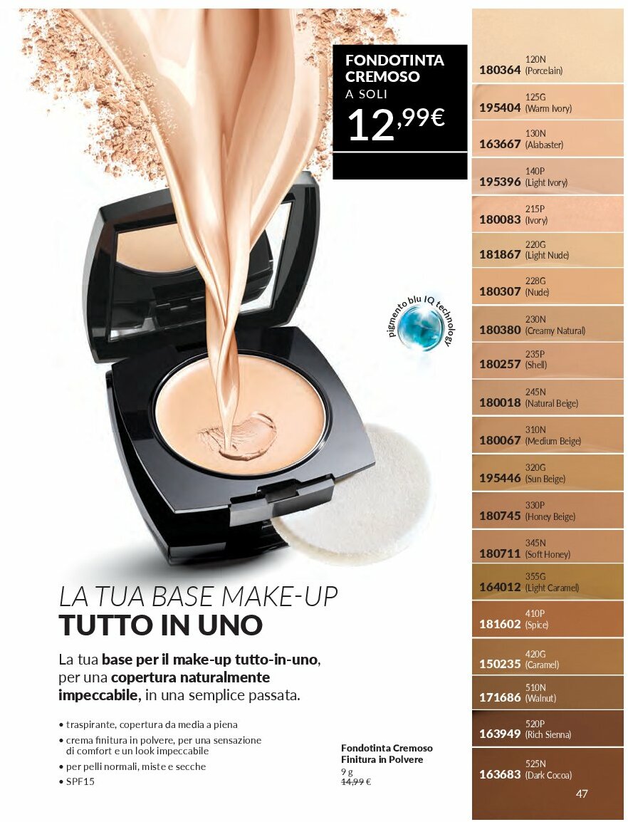 avon - Volantino Avon valido dal 01/09 al 30/09 - page: 47