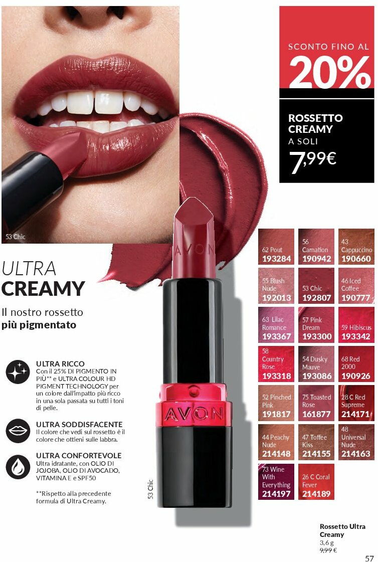 avon - Volantino Avon valido dal 01/09 al 30/09 - page: 57