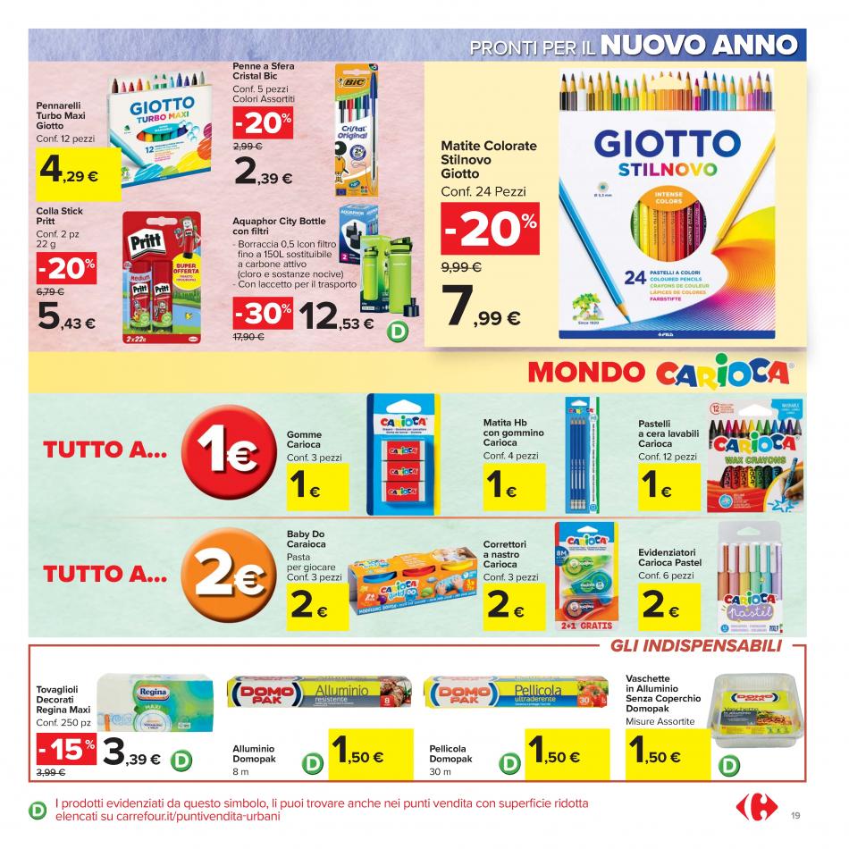 carrefour-market - Volantino Carrefour Market - Sconti fino al 50% valido dal 21/08 al 04/09 - page: 19