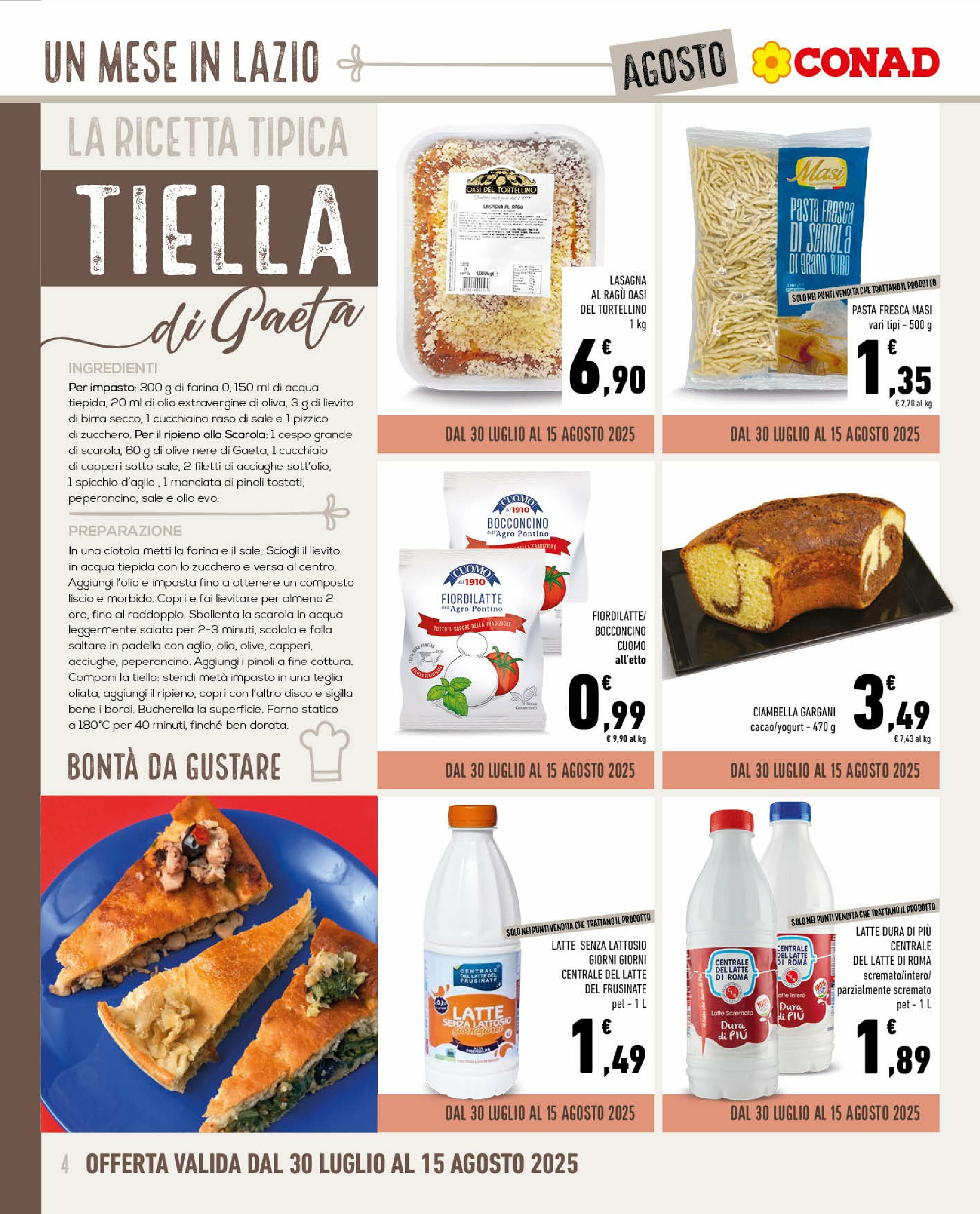 conad-superstore - Volantino Conad Superstore - Un Mese in Lazio valido dal 30/07 al 31/08 - page: 4