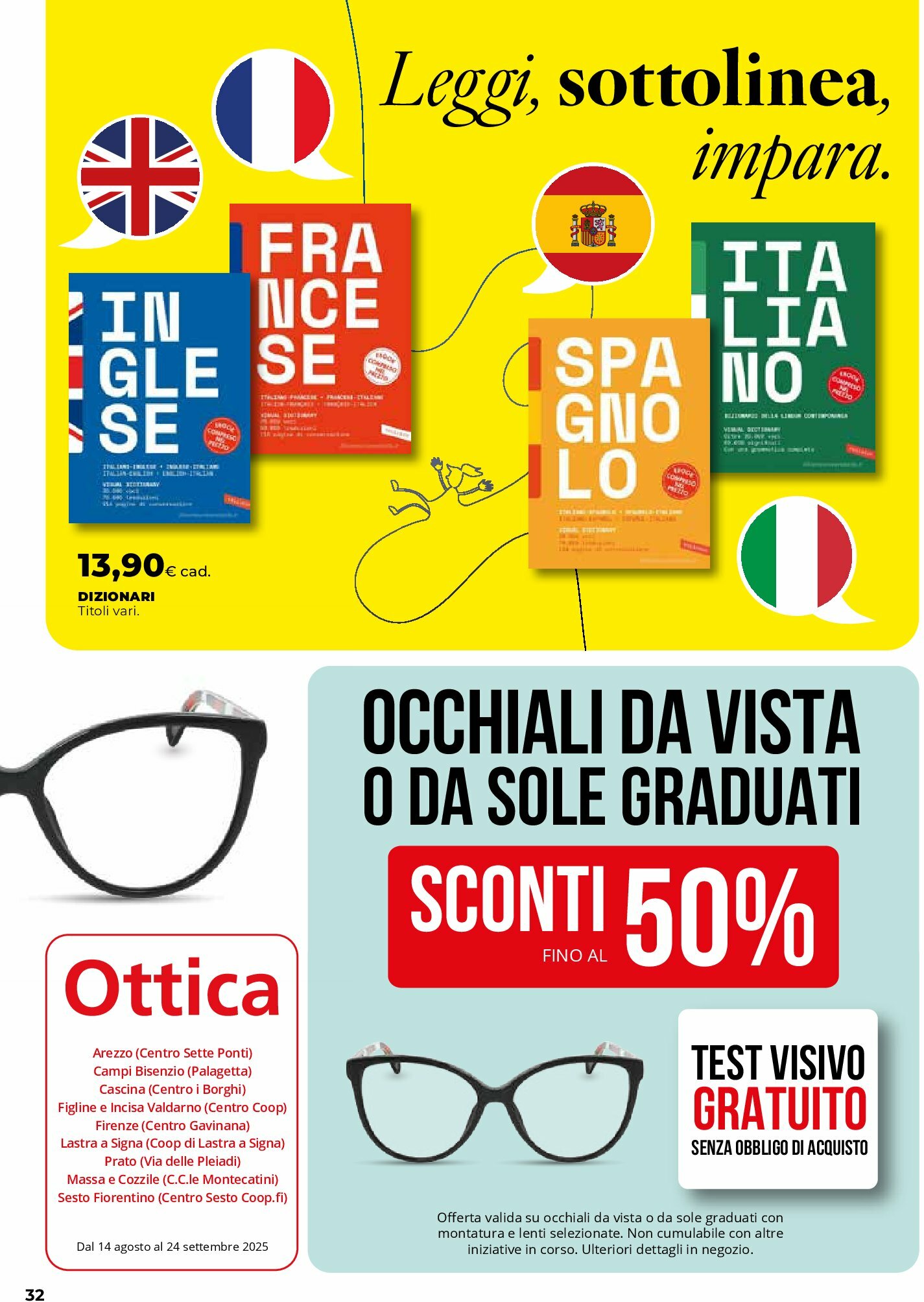 coop-firenze - Volantino Coop Firenze - Scuola per tutti! valido dal 14/08 al 24/09 - page: 32