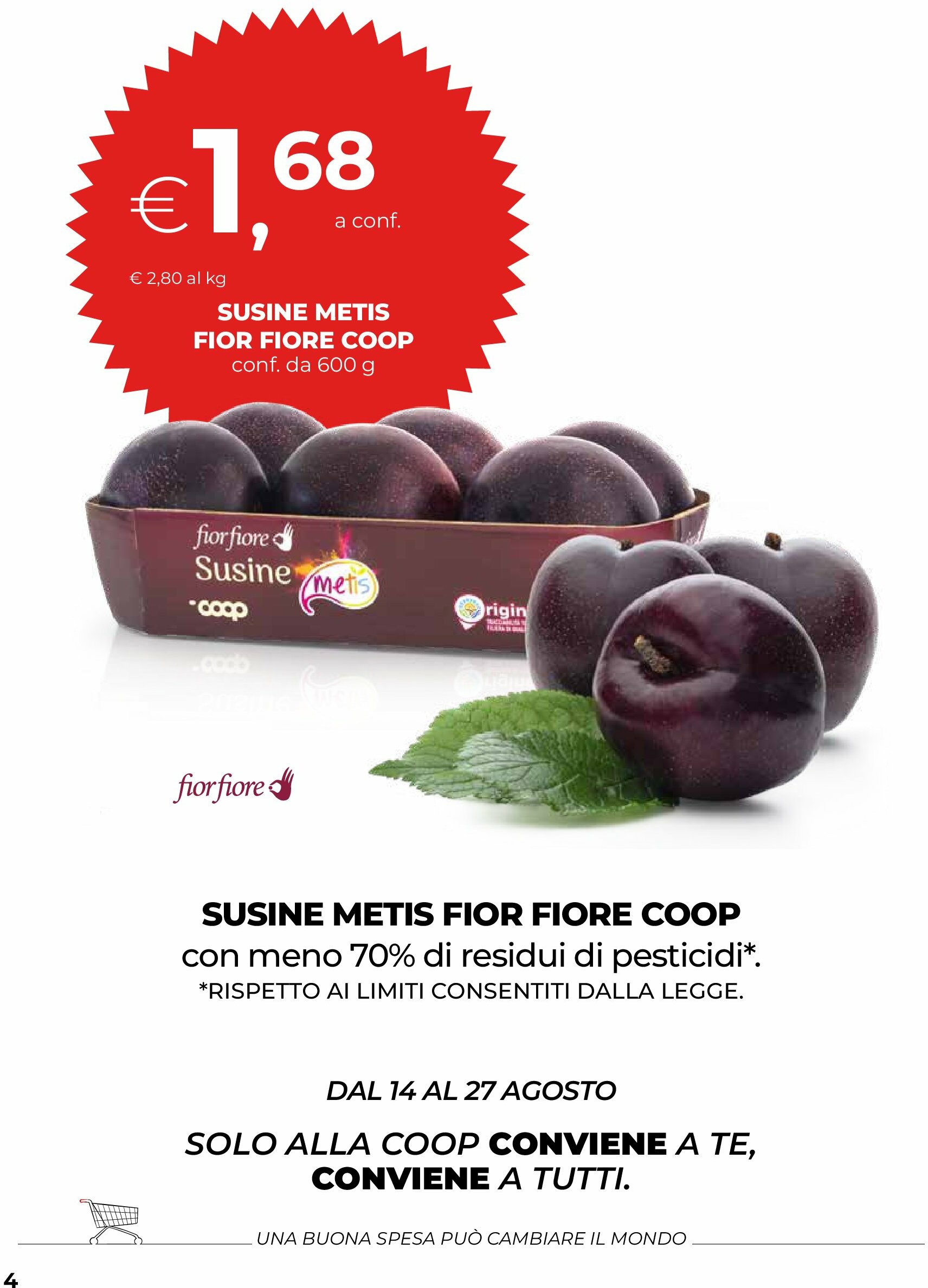 coop-firenze - Volantino Coop Firenze valido dal 21/08 al 03/09 - page: 4
