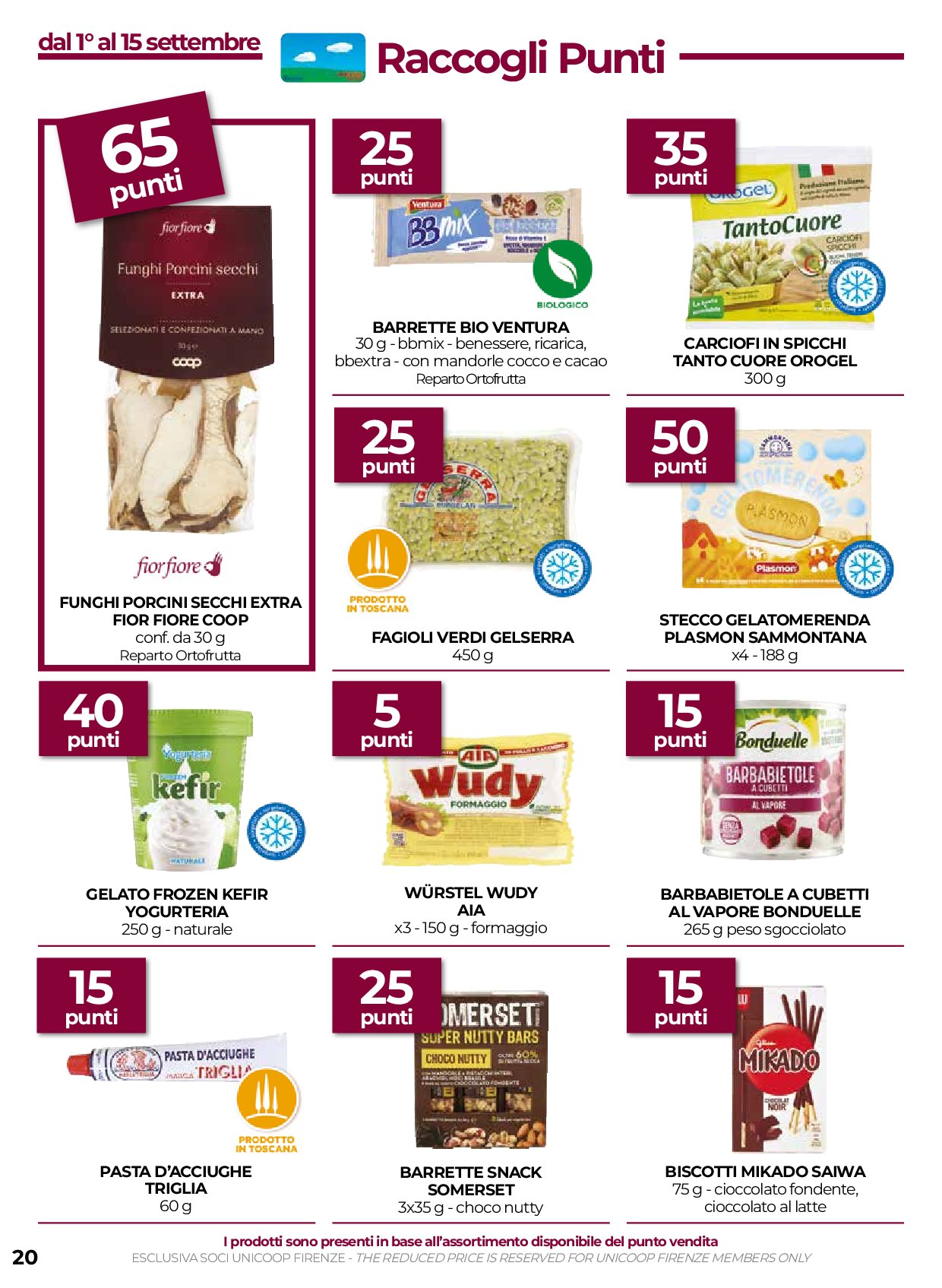 coop-firenze - Volantino Coop Firenze valido dal 04/09 al 17/09 - page: 20