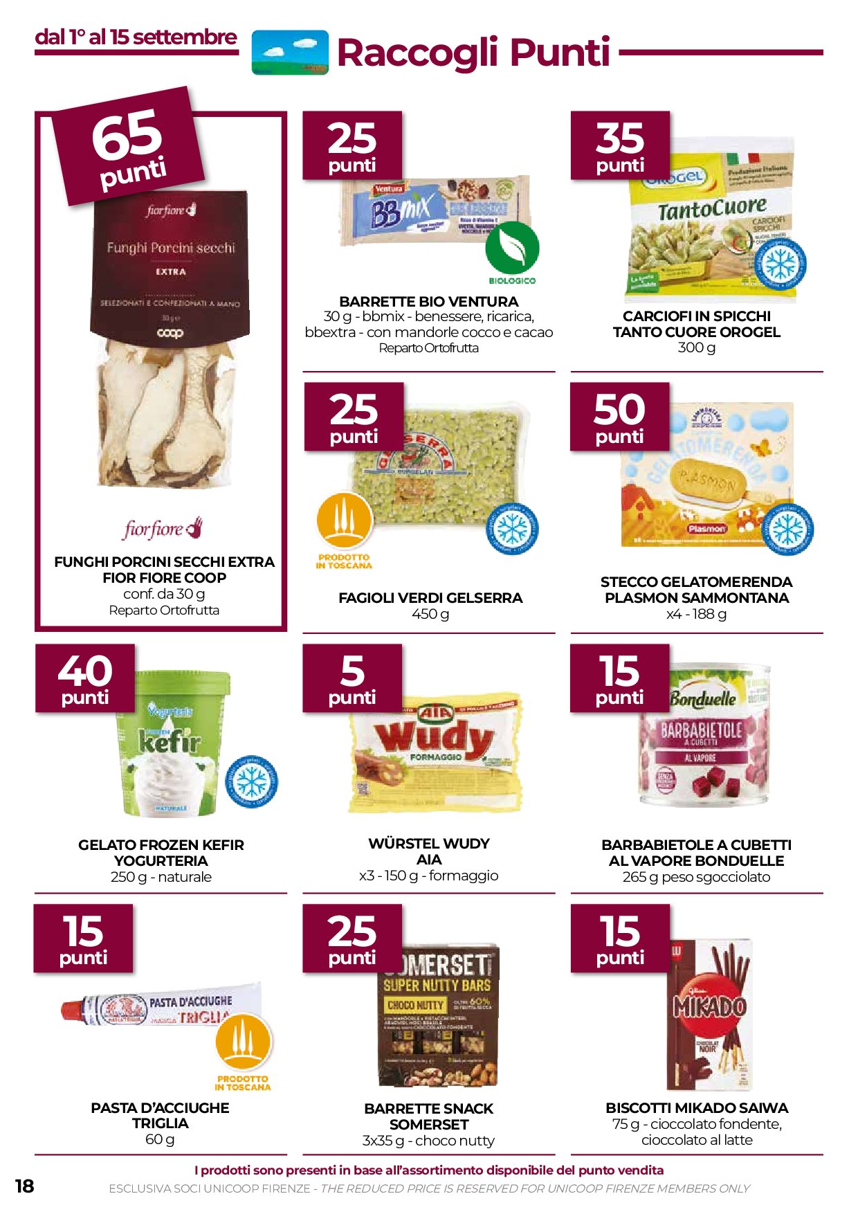 coop-firenze - Volantino Coop Firenze - Mini valido dal 04/09 al 17/09 - page: 18