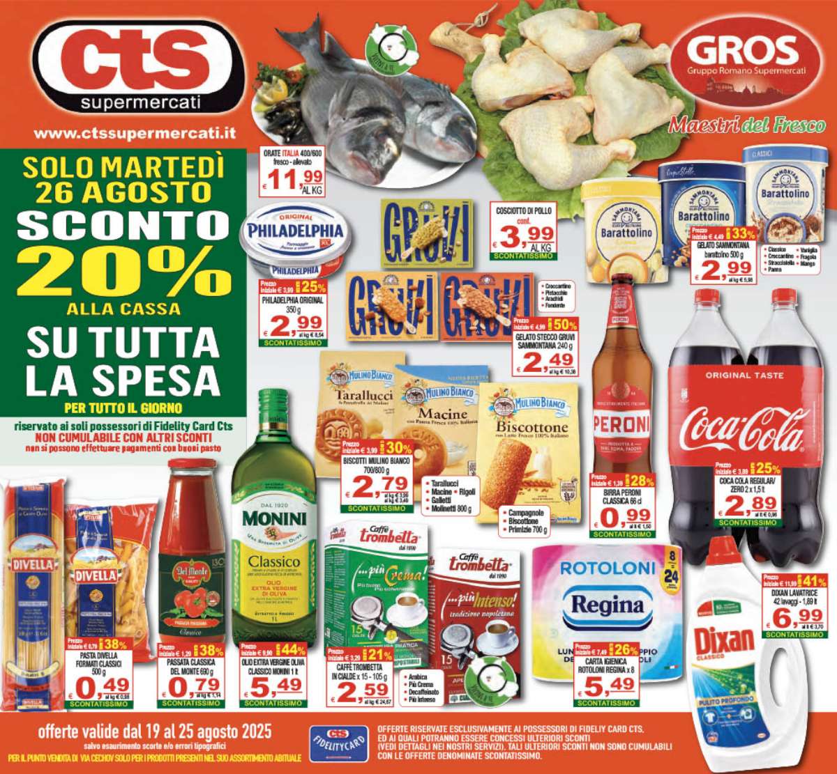 cts-supermercati - Volantino CTS supermercati valido dal 19/08 al 25/08 - page: 1