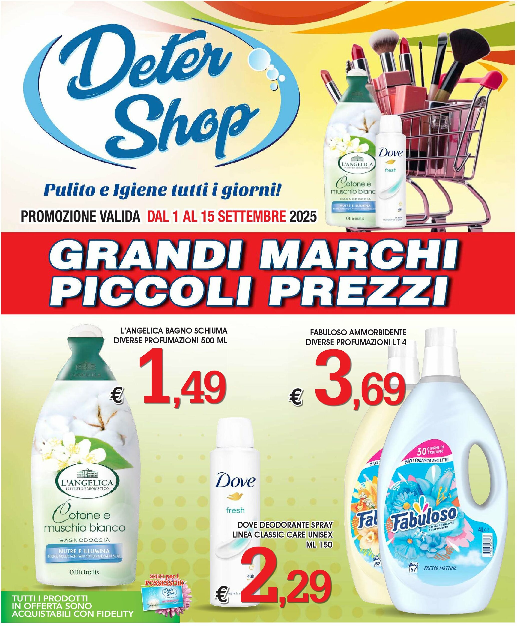deter-shop - Volantino Deter Shop valido dal 01/09 al 15/09