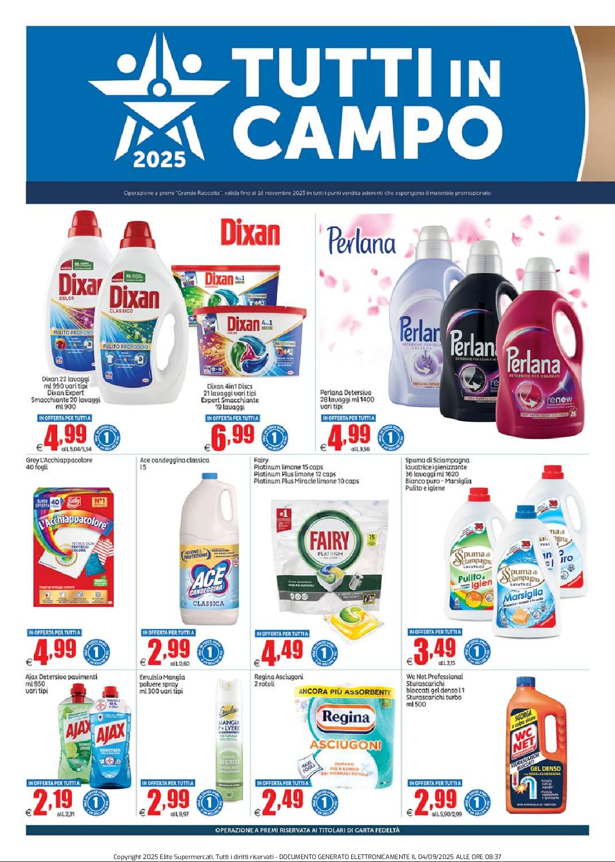 elite - Volantino Elite - Grande Raccolta Fila valido dal 01/09 al 14/09 - page: 8