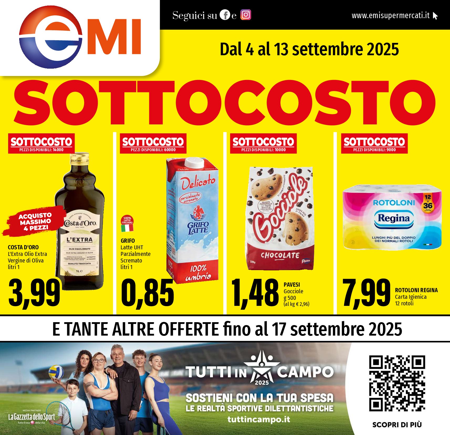 emi - Volantino Emi valido dal 04/09 al 17/09