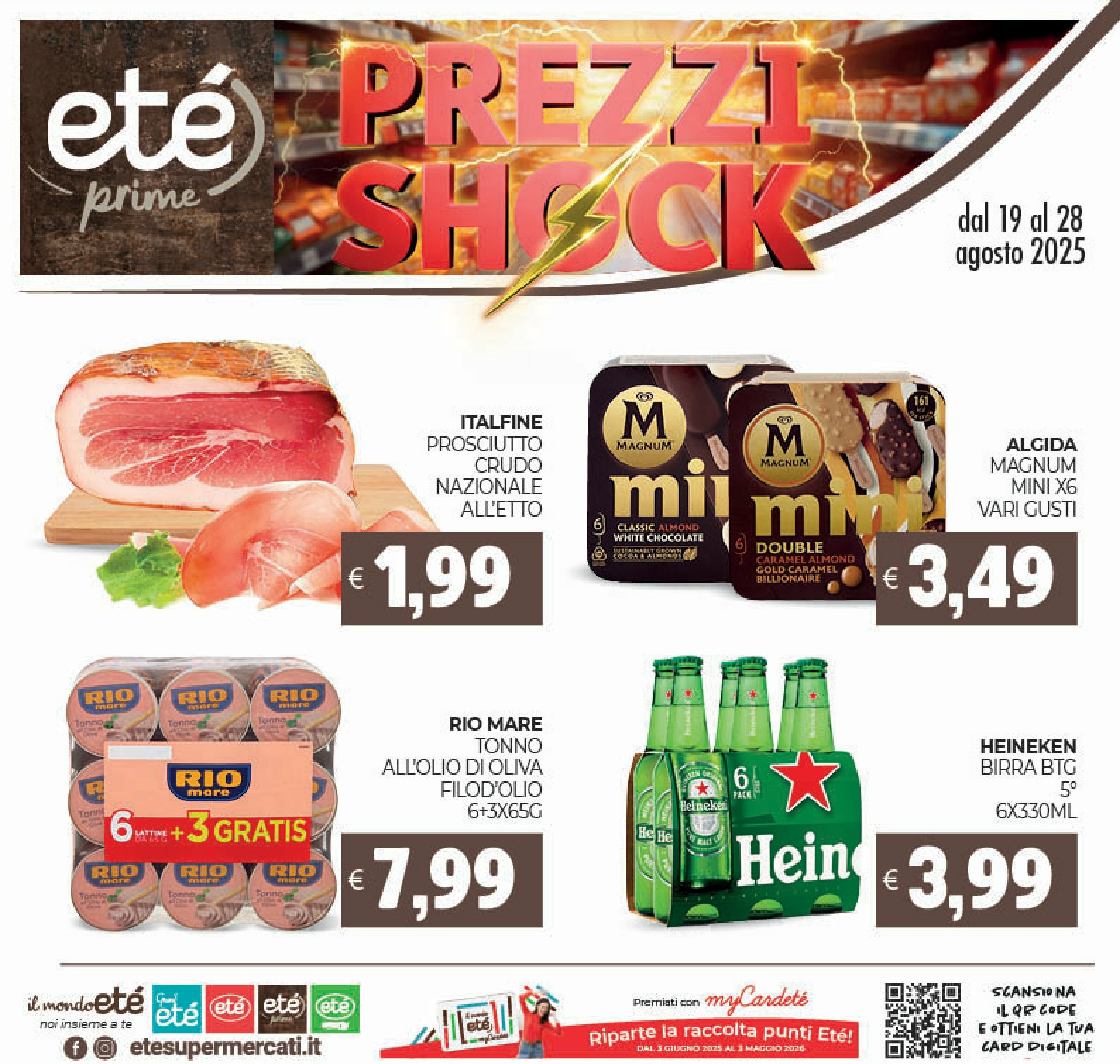 ete - Volantino Eté Prime valido dal 19/08 al 28/08