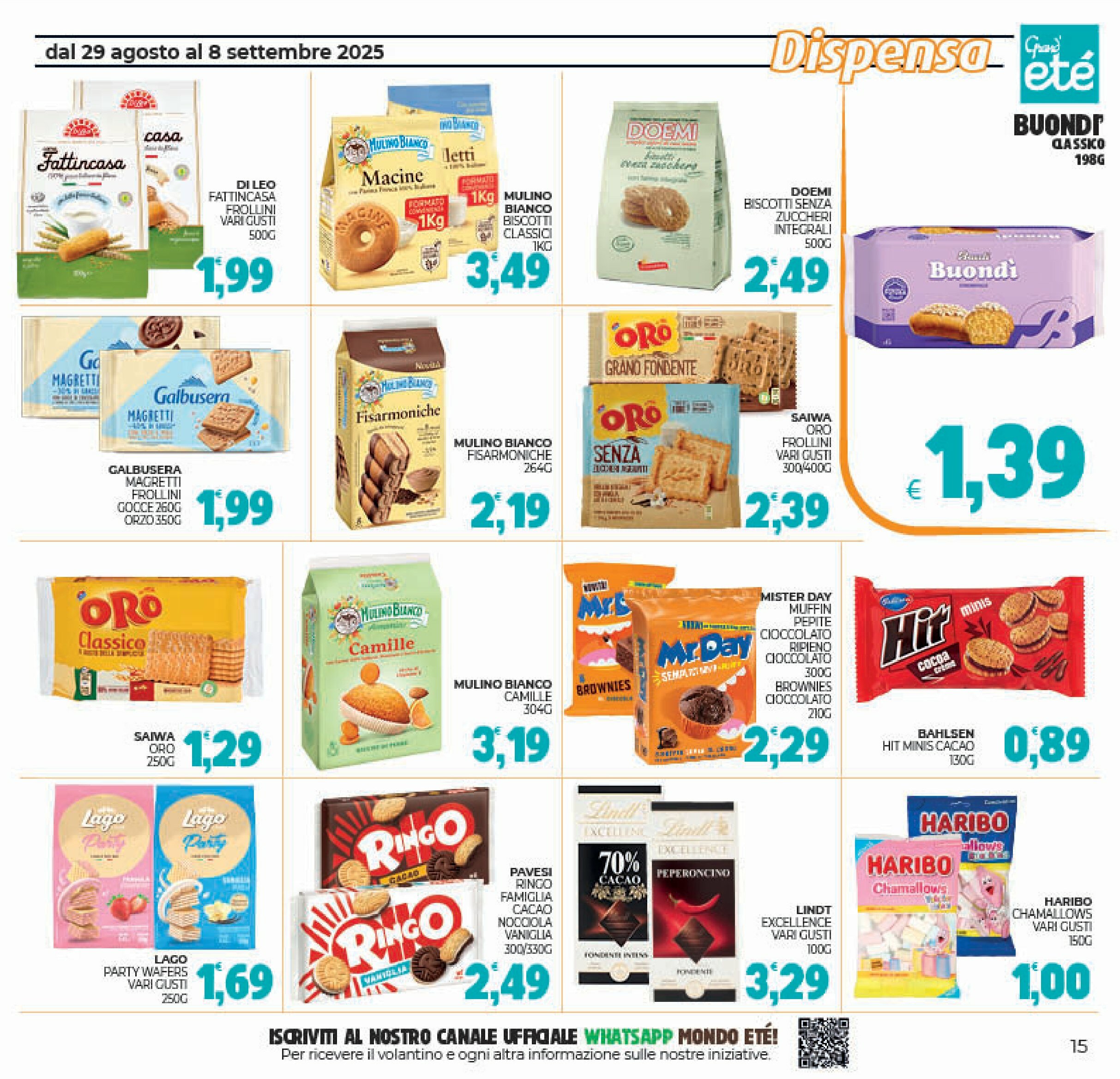 ete - Volantino Grand Eté valido dal 29/08 al 08/09 - page: 15