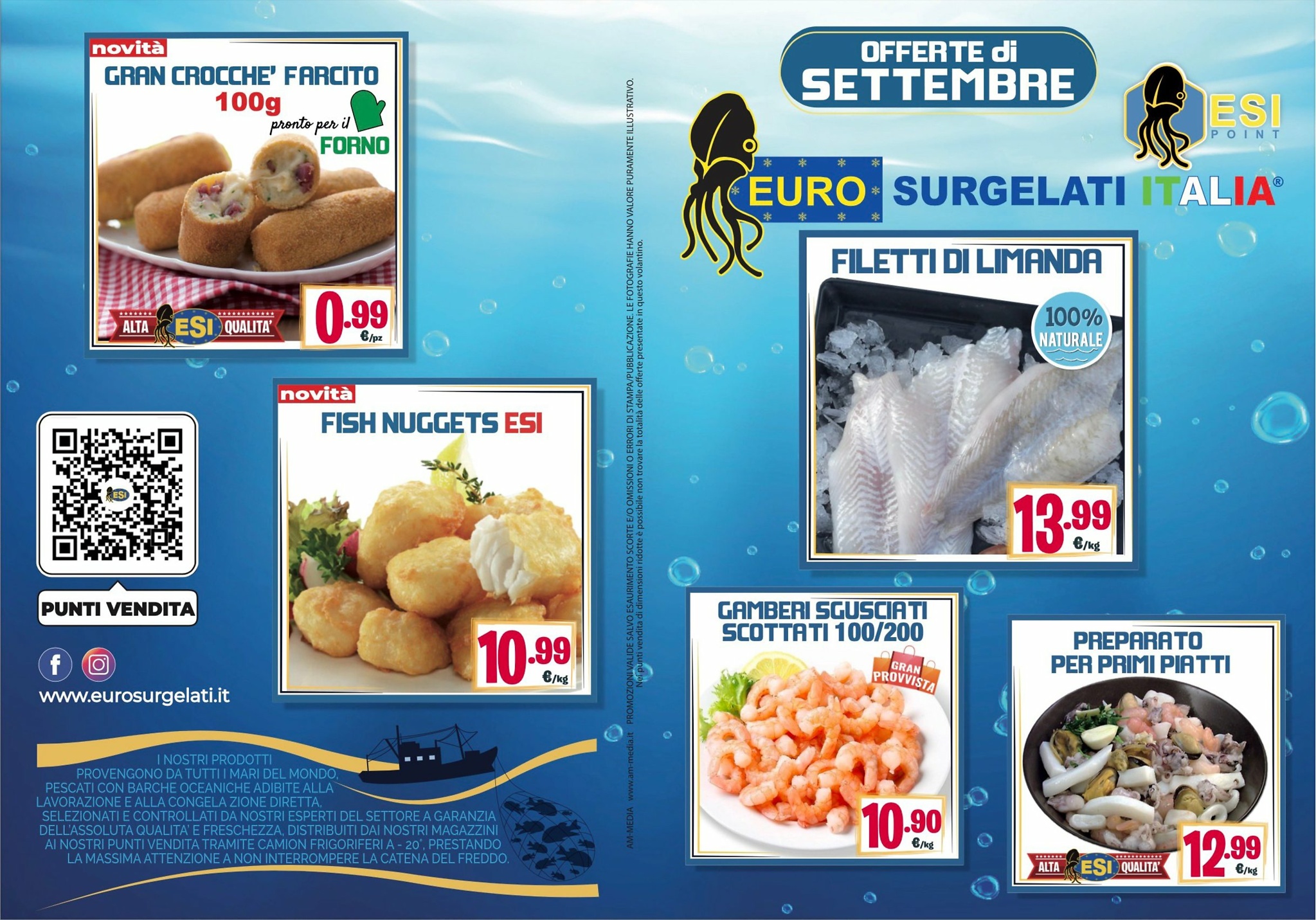 euro-surgelati-italia - Volantino Euro Surgelati Italia valido dal 01/09 al 30/09 - page: 1