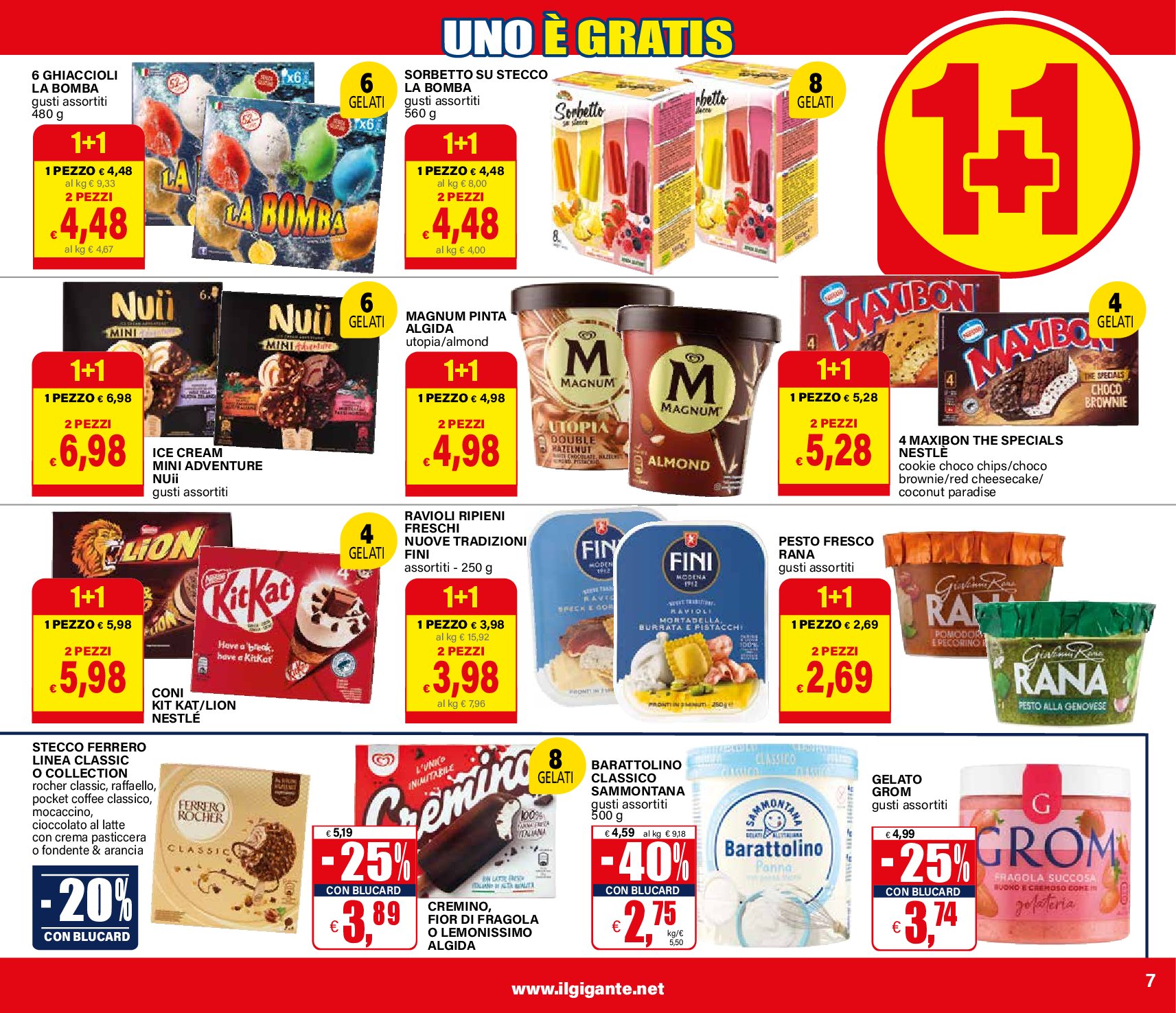il-gigante - Volantino Il Gigante - 1+1 Uno è Gratis valido dal 04/09 al 17/09 - page: 7