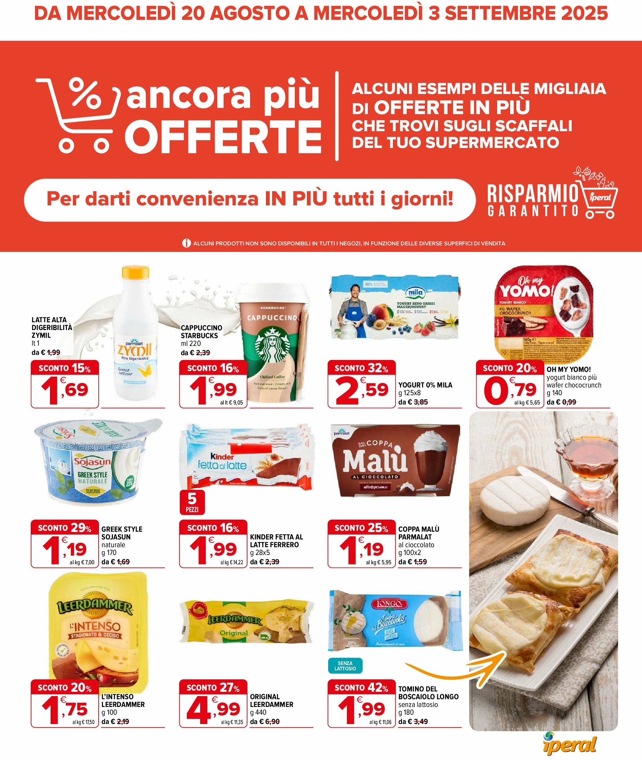 iperal - Volantino Iperal - Ancora più offerte valido dal 20/08 al 03/09