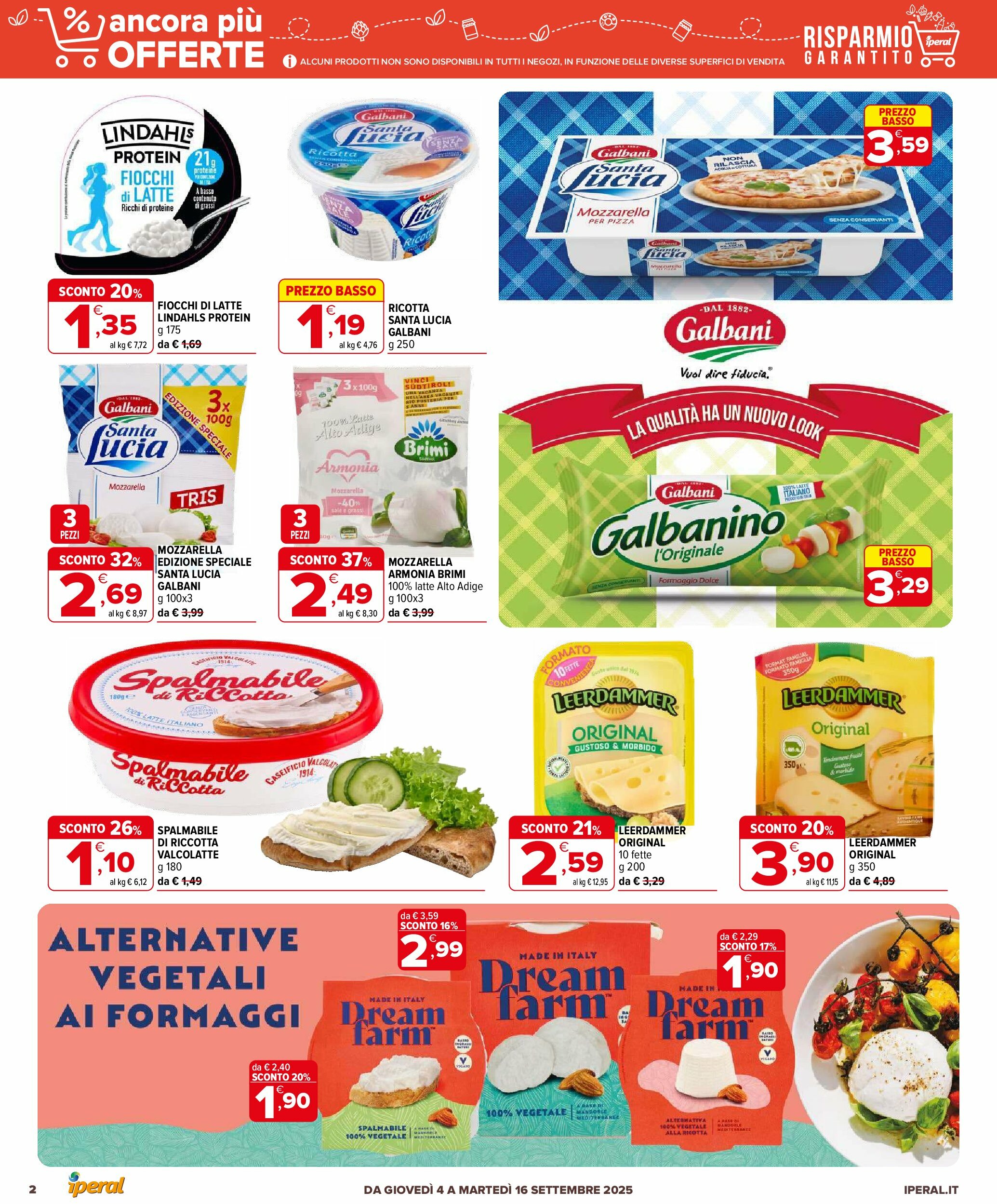 iperal - Volantino Iperal - Ancora più offerte valido dal 04/09 al 16/09 - page: 2