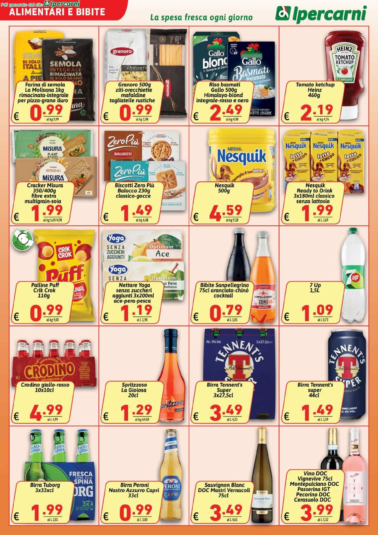 ipercarni - Volantino Ipercarni - Cecchignola, Laghetto, Mentana, Tiburtina, Torre Angela, Trionfale, Villa Gordiani valido dal 05/09 al 16/09 - page: 14