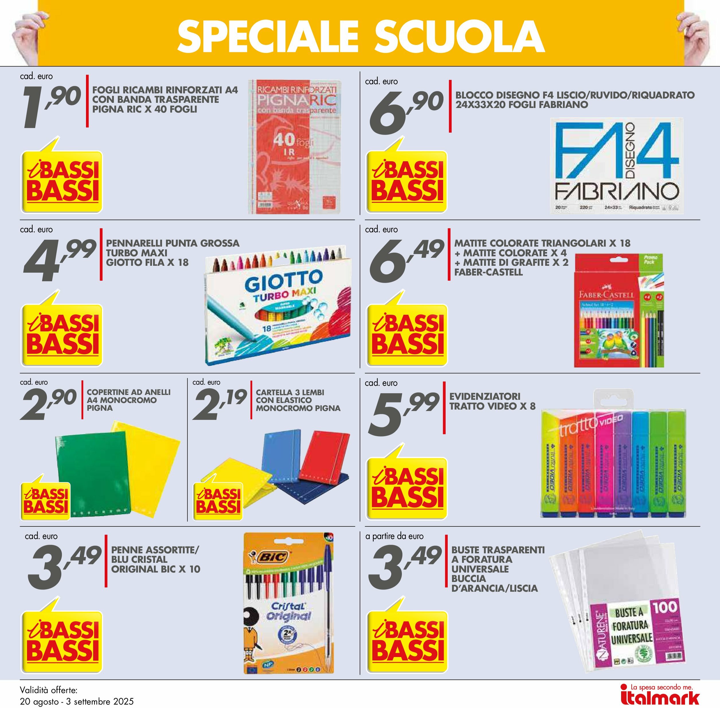italmark - Volantino Italmark valido dal 20/08 al 03/09 - page: 19