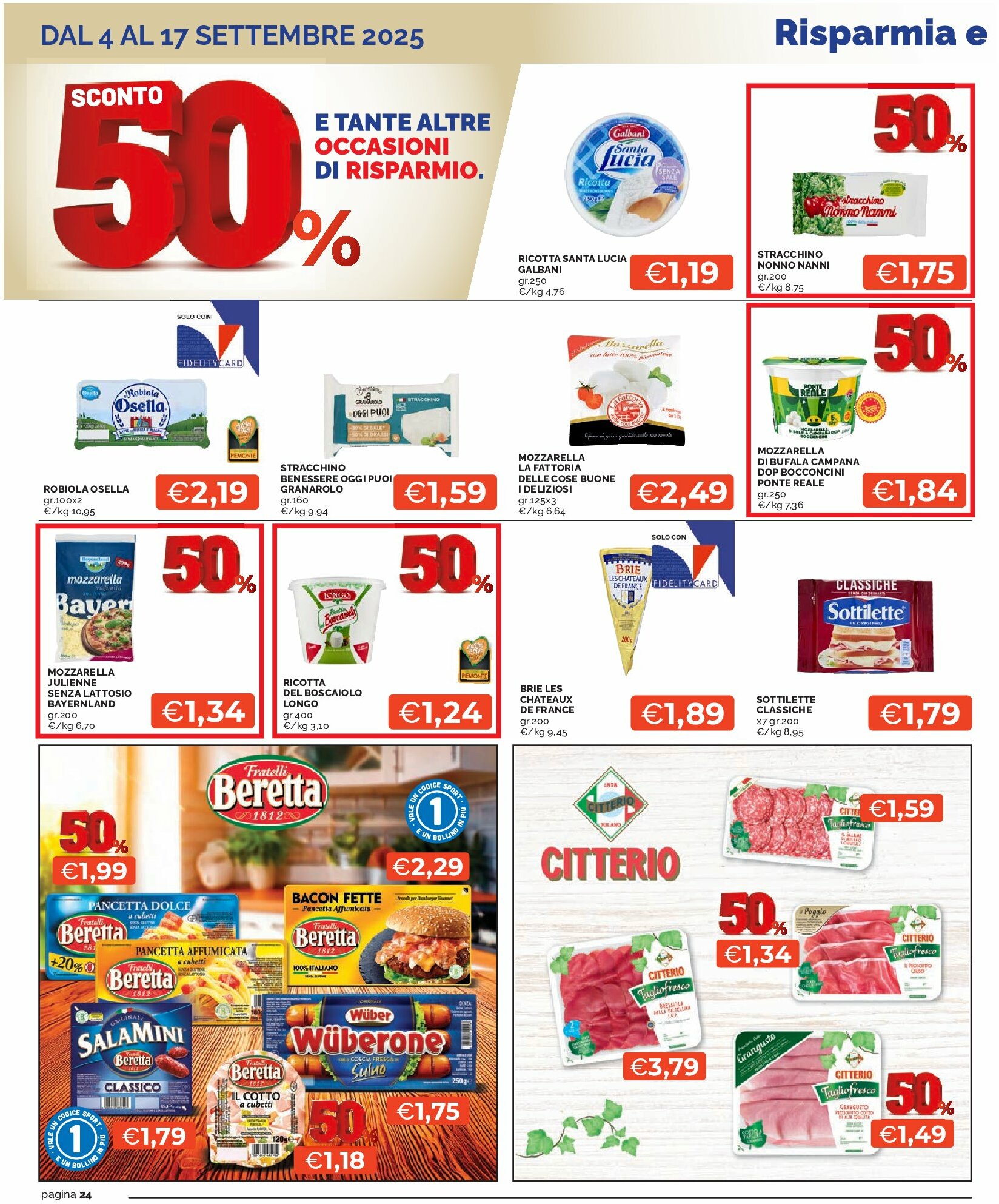 mercato - Volantino Mercatò - Feste Imperdibili valido dal 04/09 al 17/09 - page: 24