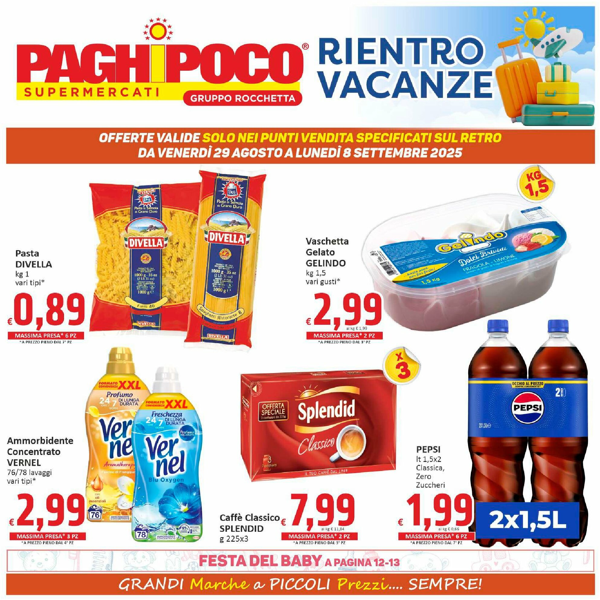 paghi-poco - Volantino Paghi Poco - Punti Vendita in Elenco valido dal 29/08 al 08/09