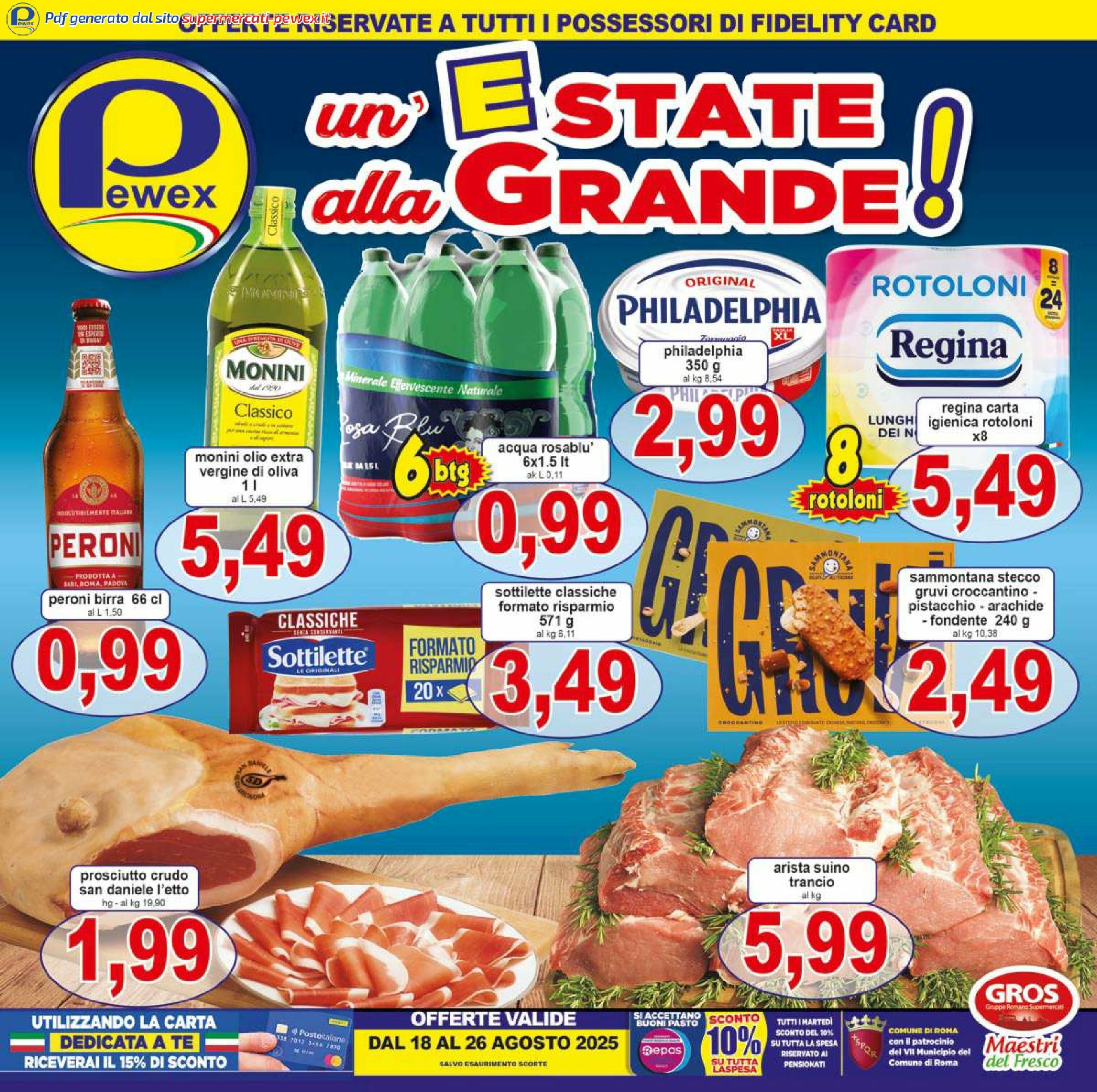 pewex - Volantino Pewex valido dal 18/08 al 26/08 - page: 1