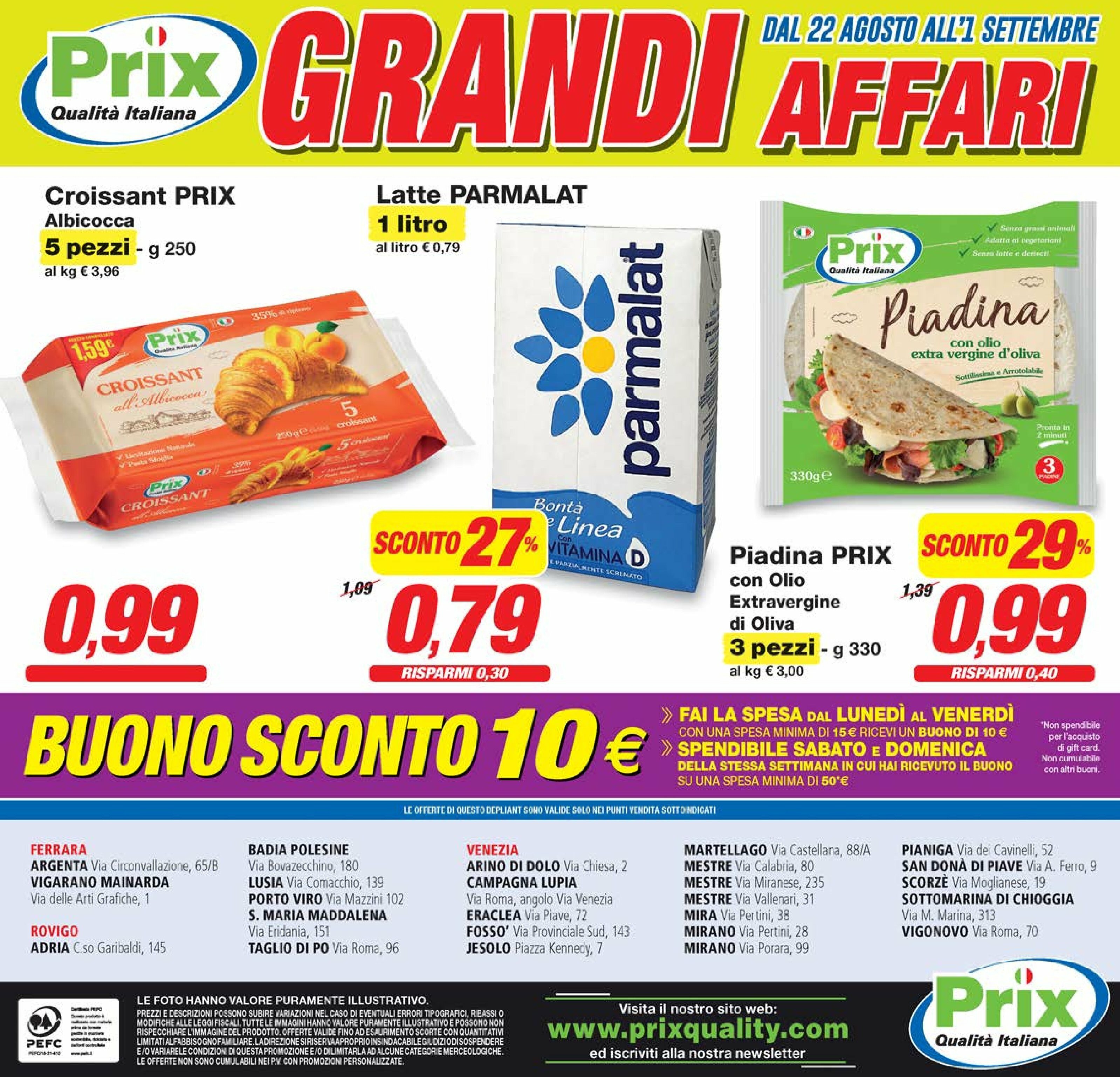 prix - Volantino Prix valido dal 22/08 al 01/09 - page: 16