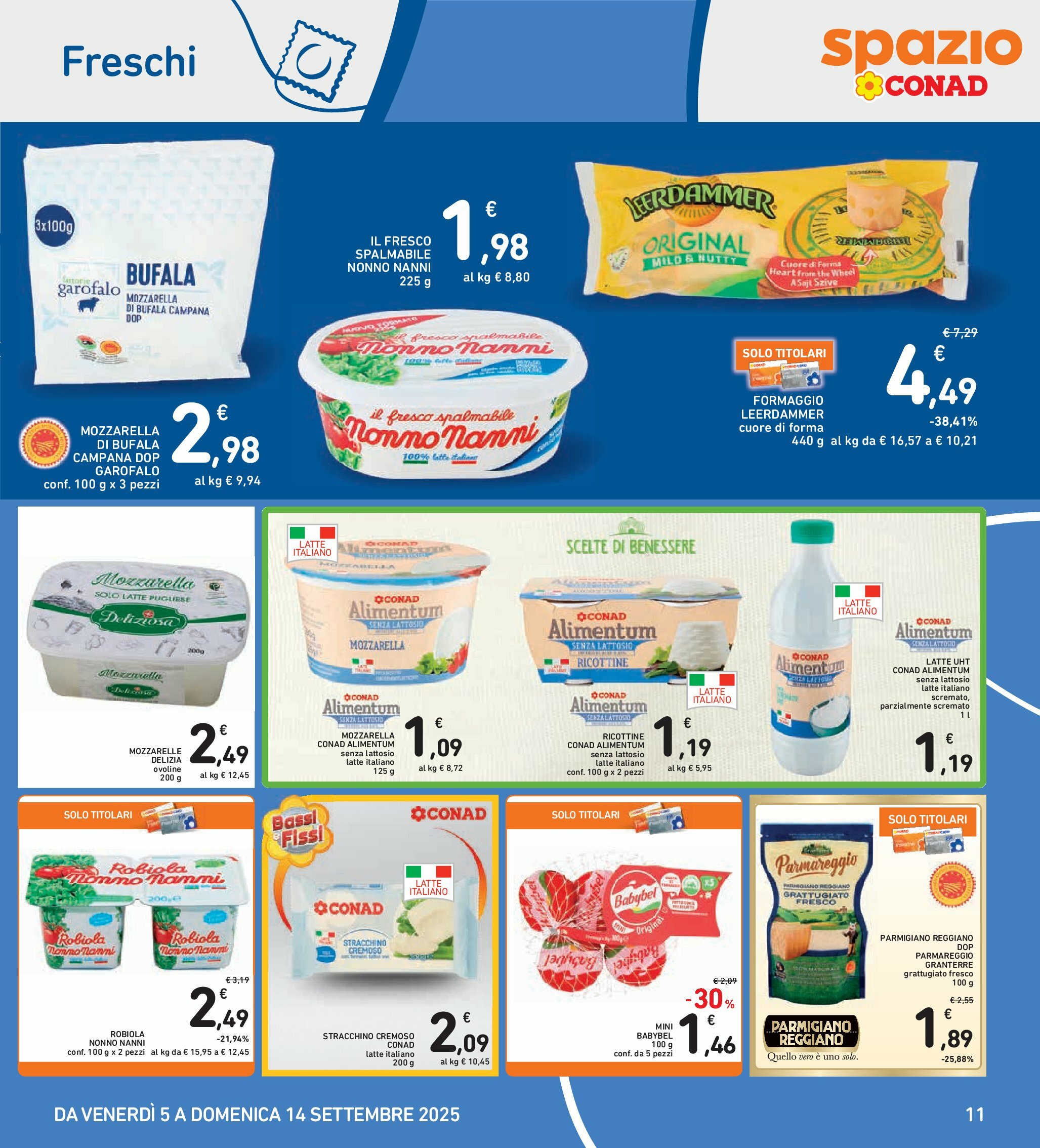 spazio-conad - Volantino Spazio Conad - Bologna valido dal 05/09 al 14/09 - page: 11