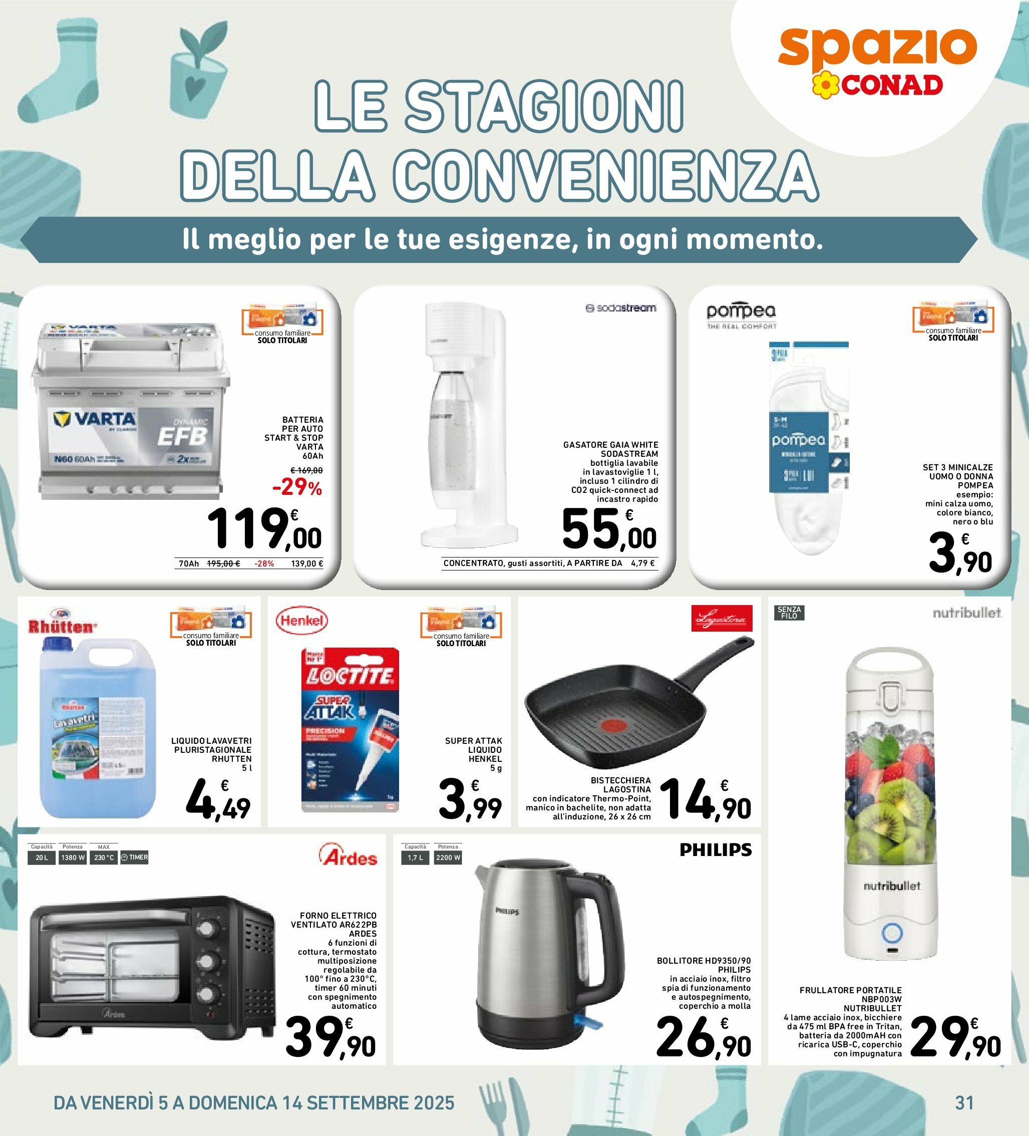 spazio-conad - Volantino Spazio Conad - Roma valido dal 05/09 al 14/09 - page: 31