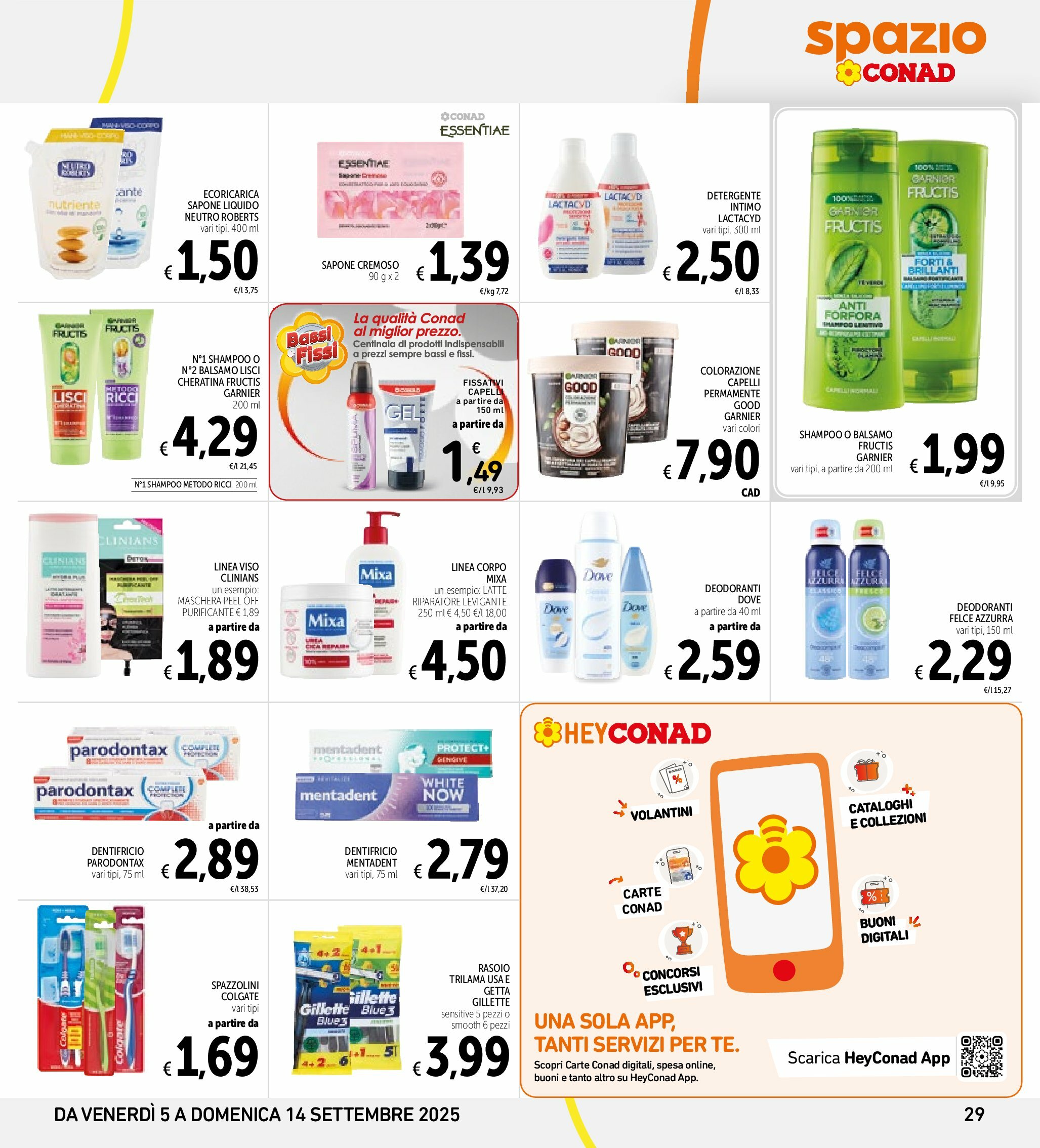 spazio-conad - Volantino Spazio Conad - Roma valido dal 05/09 al 14/09 - page: 29