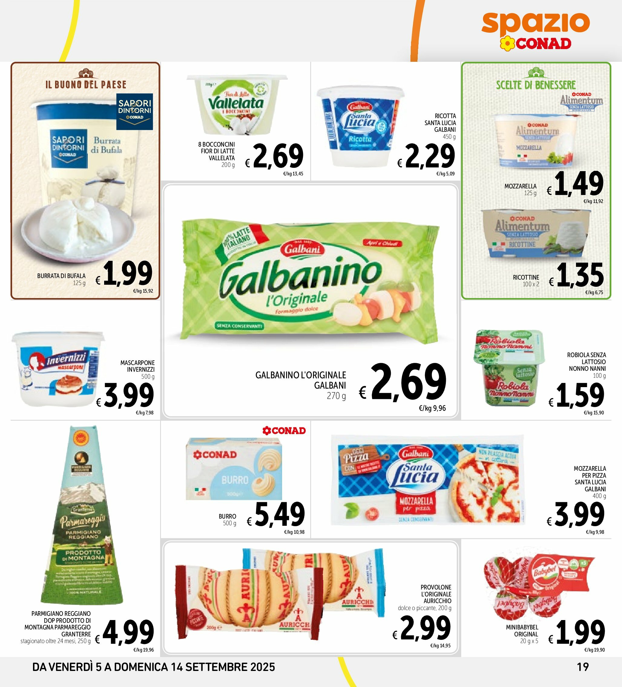 spazio-conad - Volantino Spazio Conad - Roma valido dal 05/09 al 14/09 - page: 19