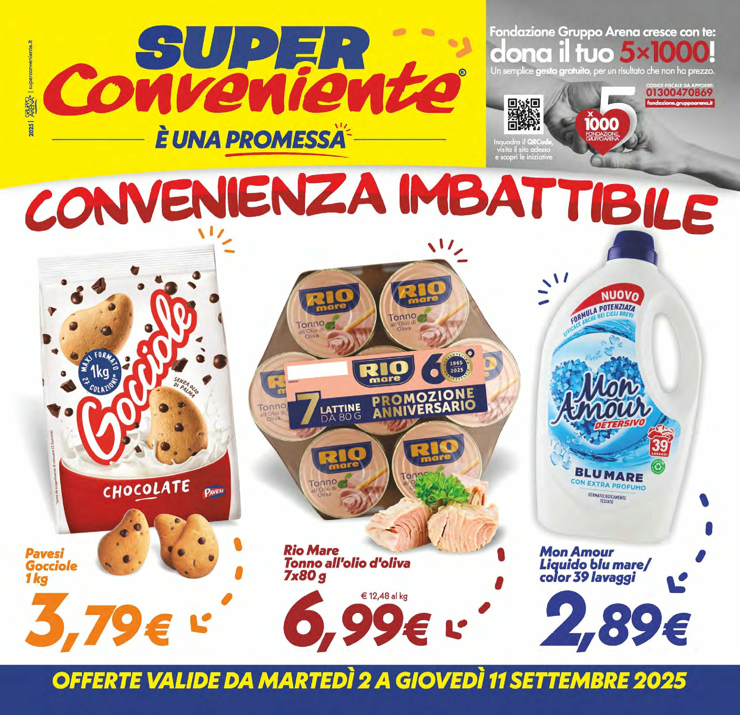 super-conveniente - Volantino Super Conveniente - Messina, Siracusa, Palermo valido dal 02/09 al 11/09
