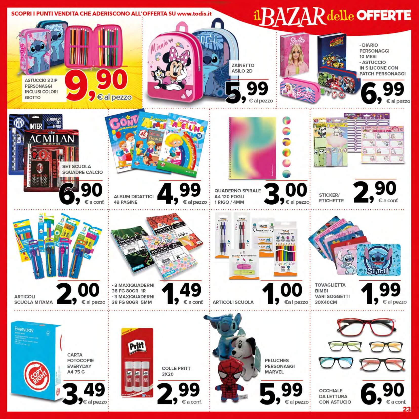 todis - Volantino Todis valido dal 21/08 al 31/08 - page: 23