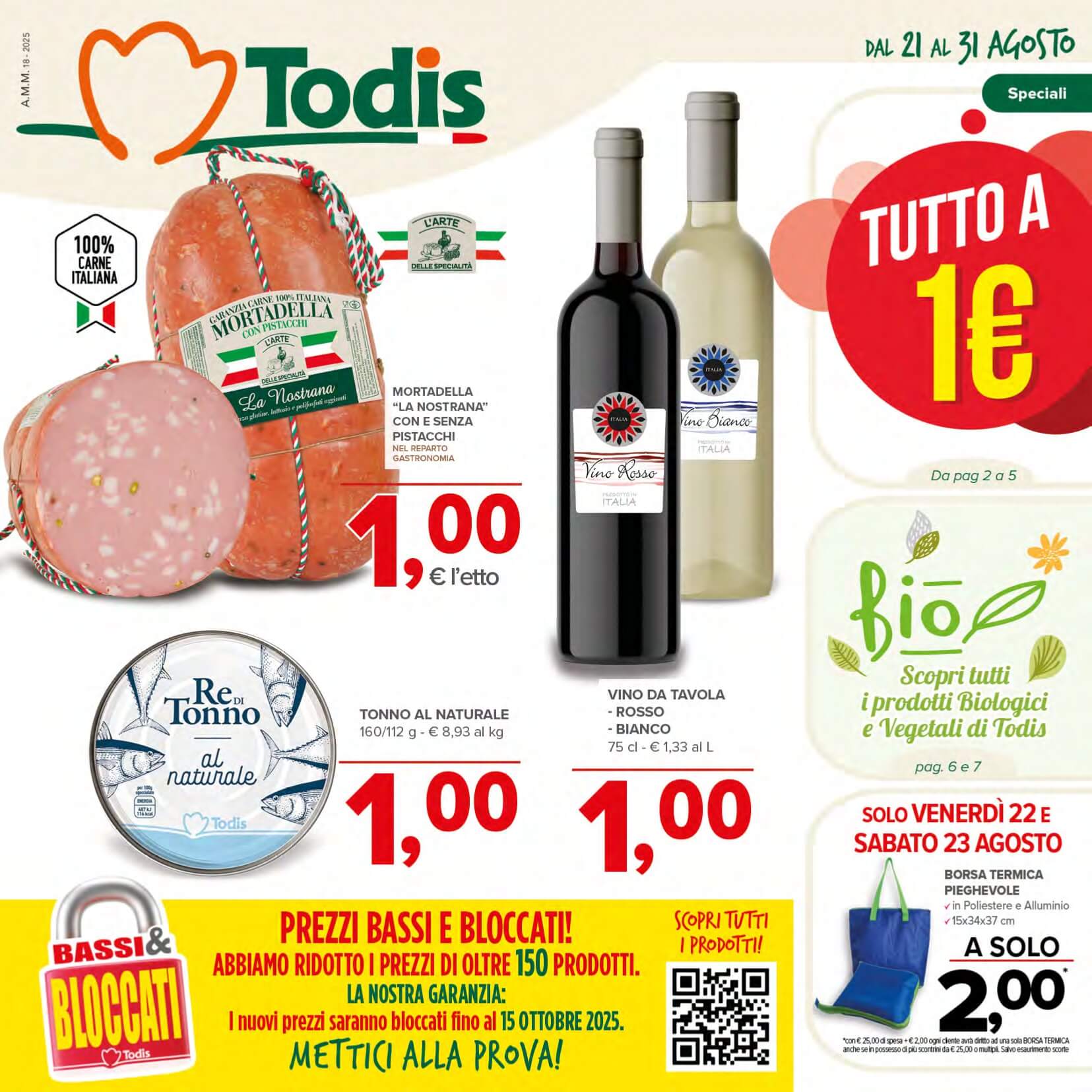 todis - Volantino Todis valido dal 21/08 al 31/08 - page: 1