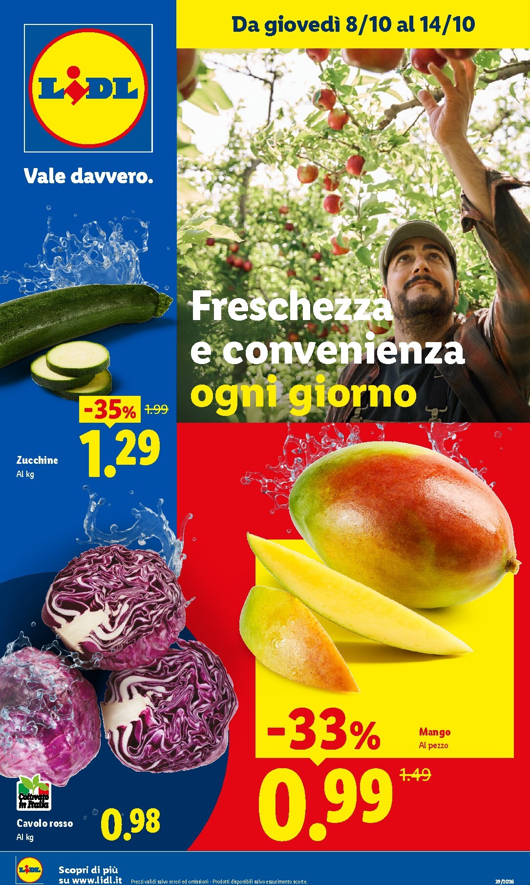 lidl - Volantino futuro Lidl - Fresca e conveniente valido dal giovedì 08/10/2026 al mercoledì 14/10/2026
