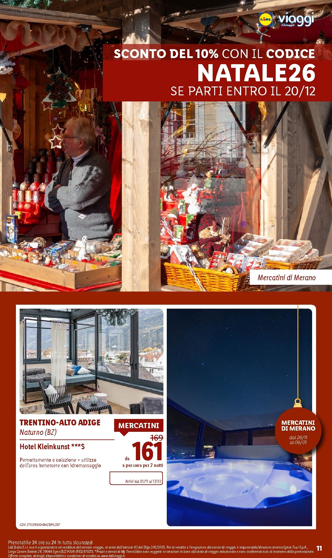 lidl - Volantino attuale di Lidl - Viaggi valido dal giovedì 08/10/2026 al martedì 15/12/2026 - page: 11