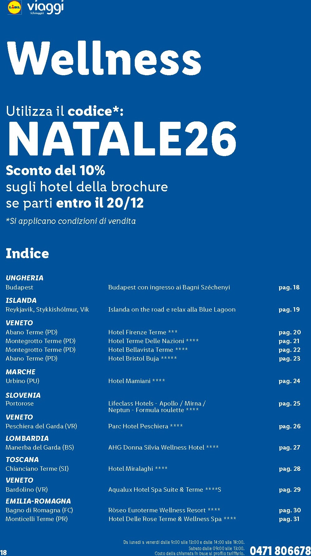 lidl - Volantino attuale di Lidl - Viaggi valido dal giovedì 08/10/2026 al martedì 15/12/2026 - page: 18
