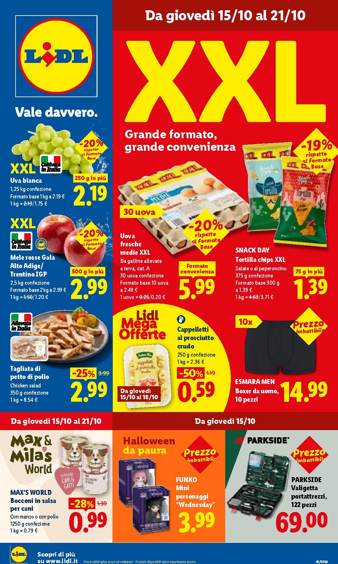 lidl - Volantino Lidl per la prossima settimana dal giovedì 15/10/2026 al mercoledì 21/10/2026