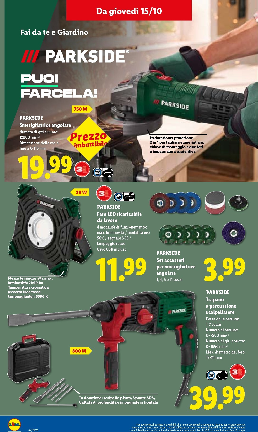 lidl - Volantino Lidl per la prossima settimana dal giovedì 15/10/2026 al mercoledì 21/10/2026 - page: 32