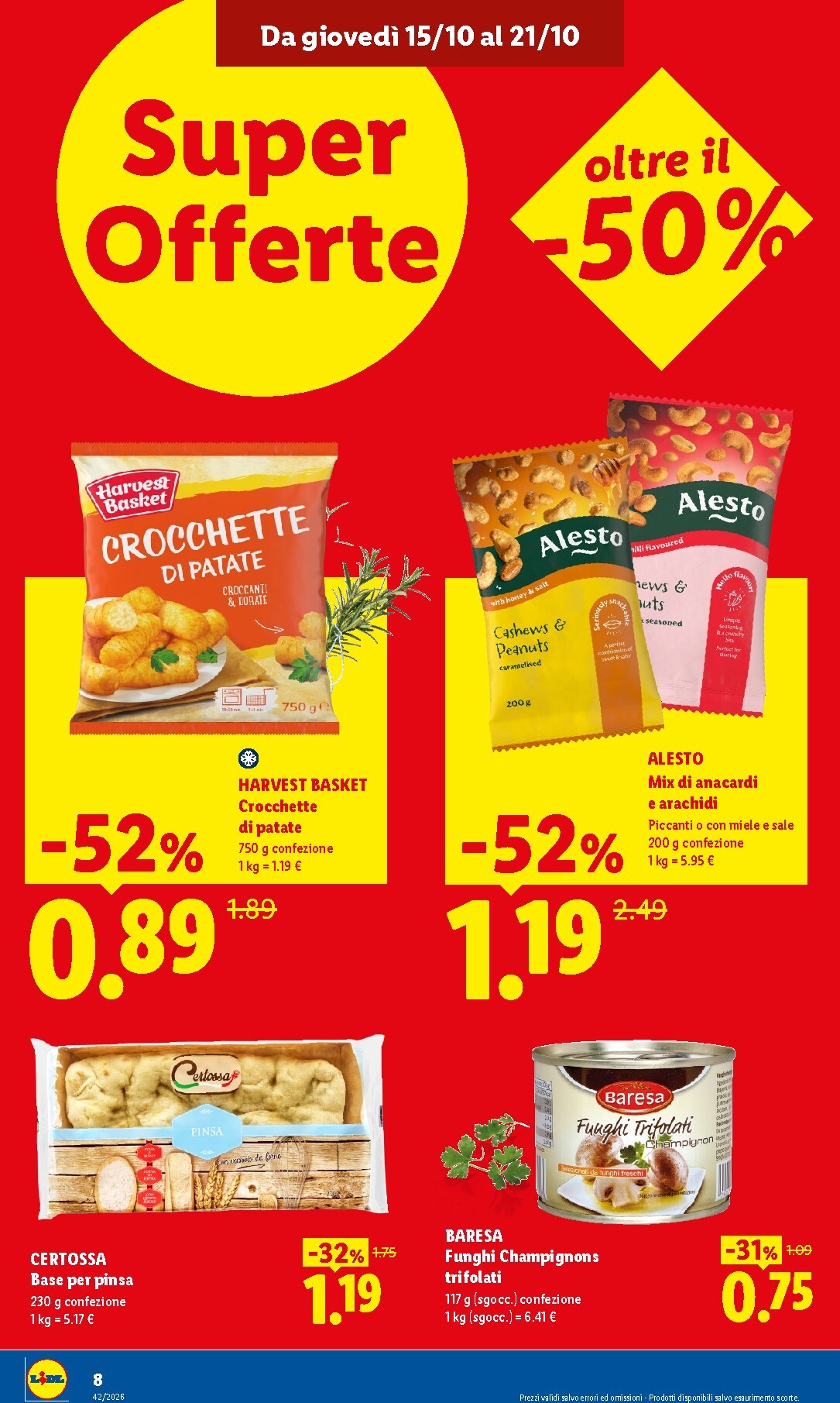 lidl - Volantino Lidl - Nuova apertura Arezzo per la prossima settimana dal giovedì 15/10/2026 al mercoledì 21/10/2026 - page: 8