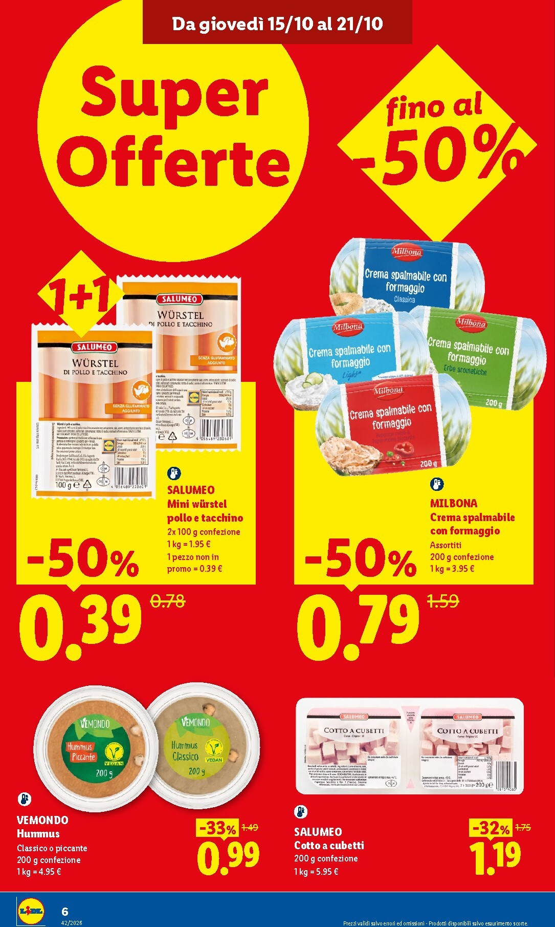 lidl - Volantino Lidl - Nuova apertura Arezzo per la prossima settimana dal giovedì 15/10/2026 al mercoledì 21/10/2026 - page: 6