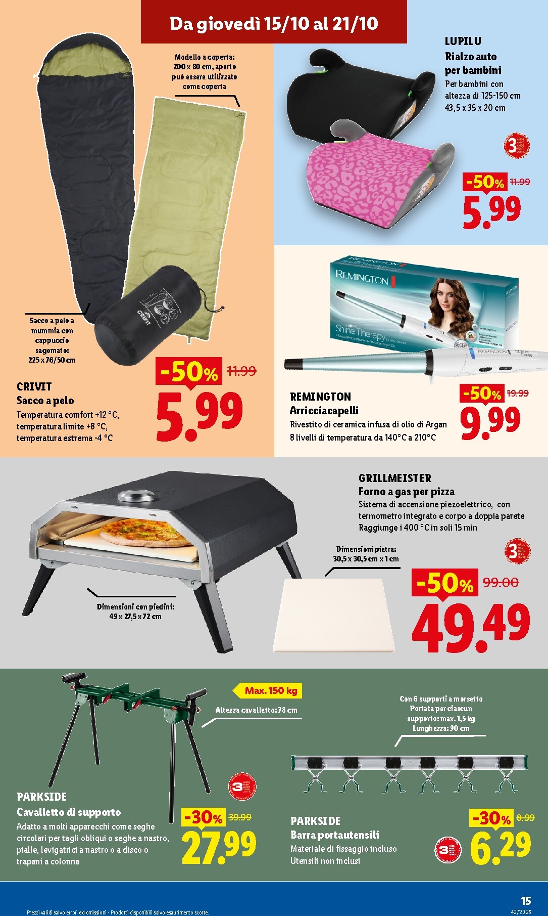 lidl - Volantino Lidl - Nuova apertura Arezzo per la prossima settimana dal giovedì 15/10/2026 al mercoledì 21/10/2026 - page: 15